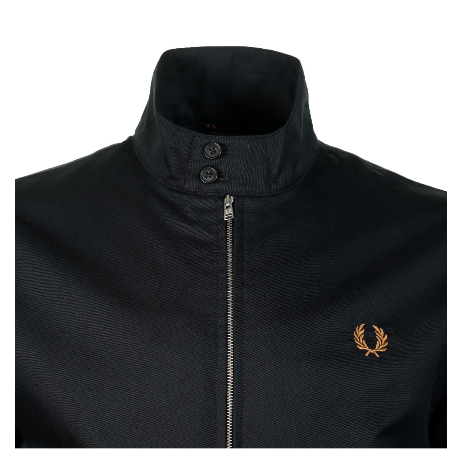 Twill Harrington Jacket Black