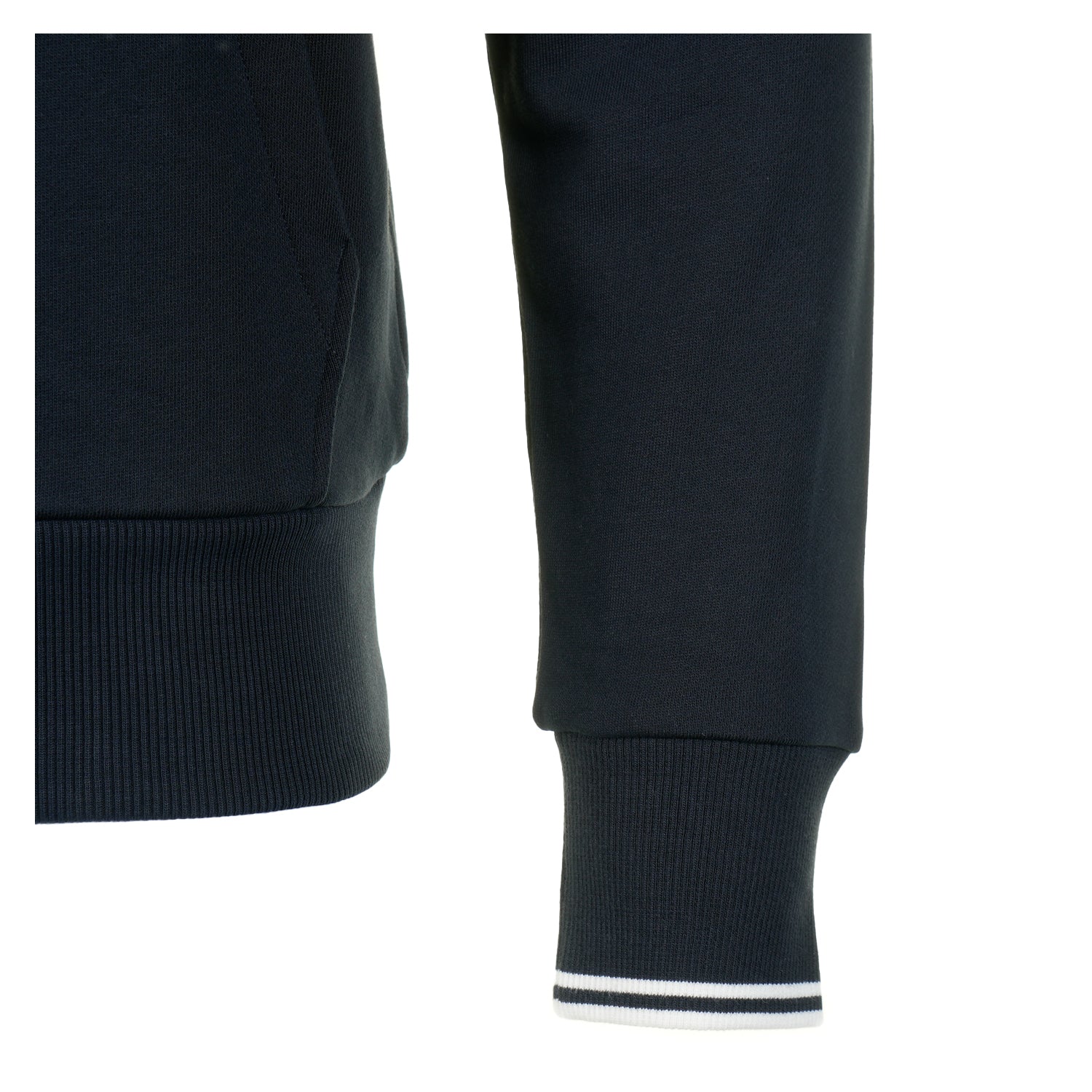 Tipped Hooded Sweatshirt Navy
