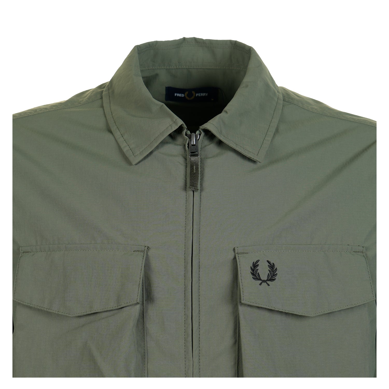 Ripstop Pocket Overshirt Laurel Wreath Green