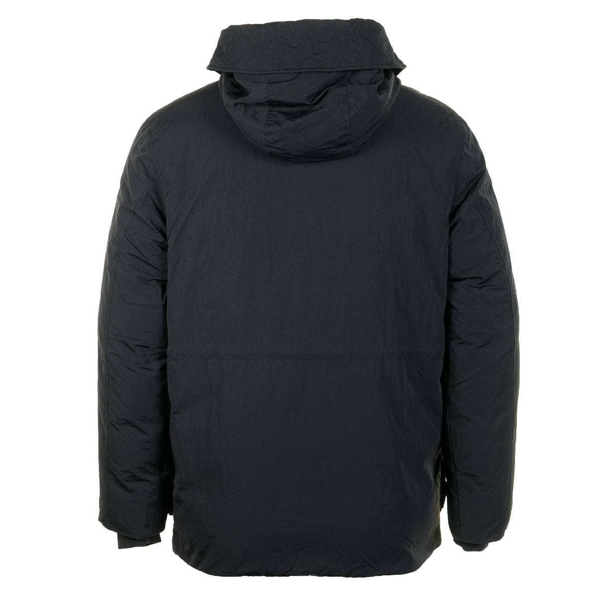 Padded Patch Pocket Parka Black