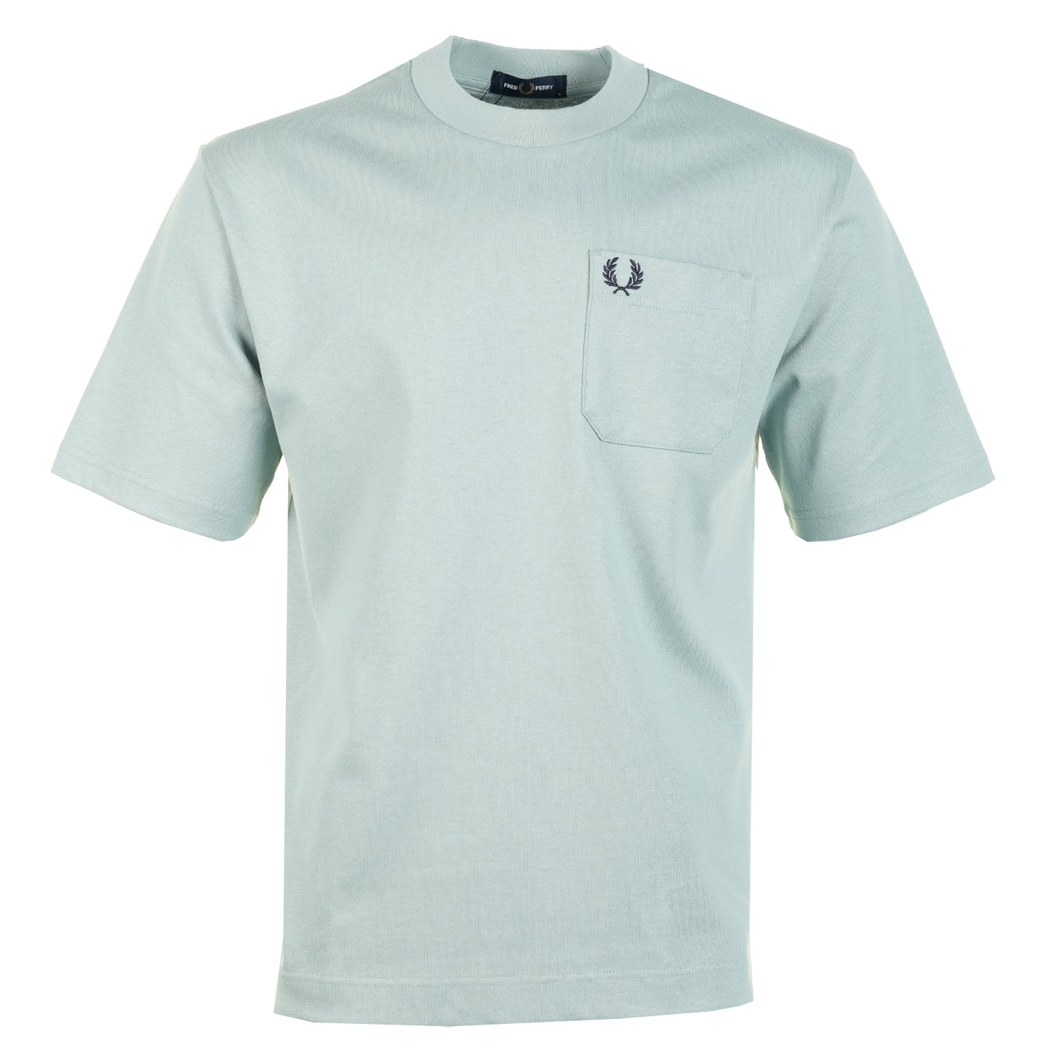 Relaxed Pocket T Shirt Silver Blue