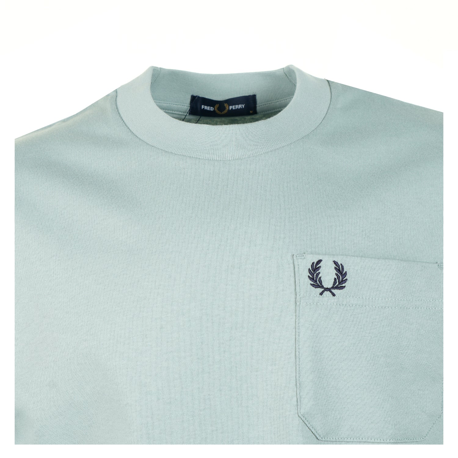 Relaxed Pocket T Shirt Silver Blue