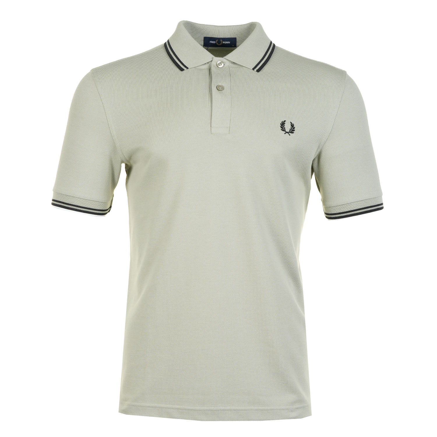 Twin Tipped Polo Shirt Seagrass Black