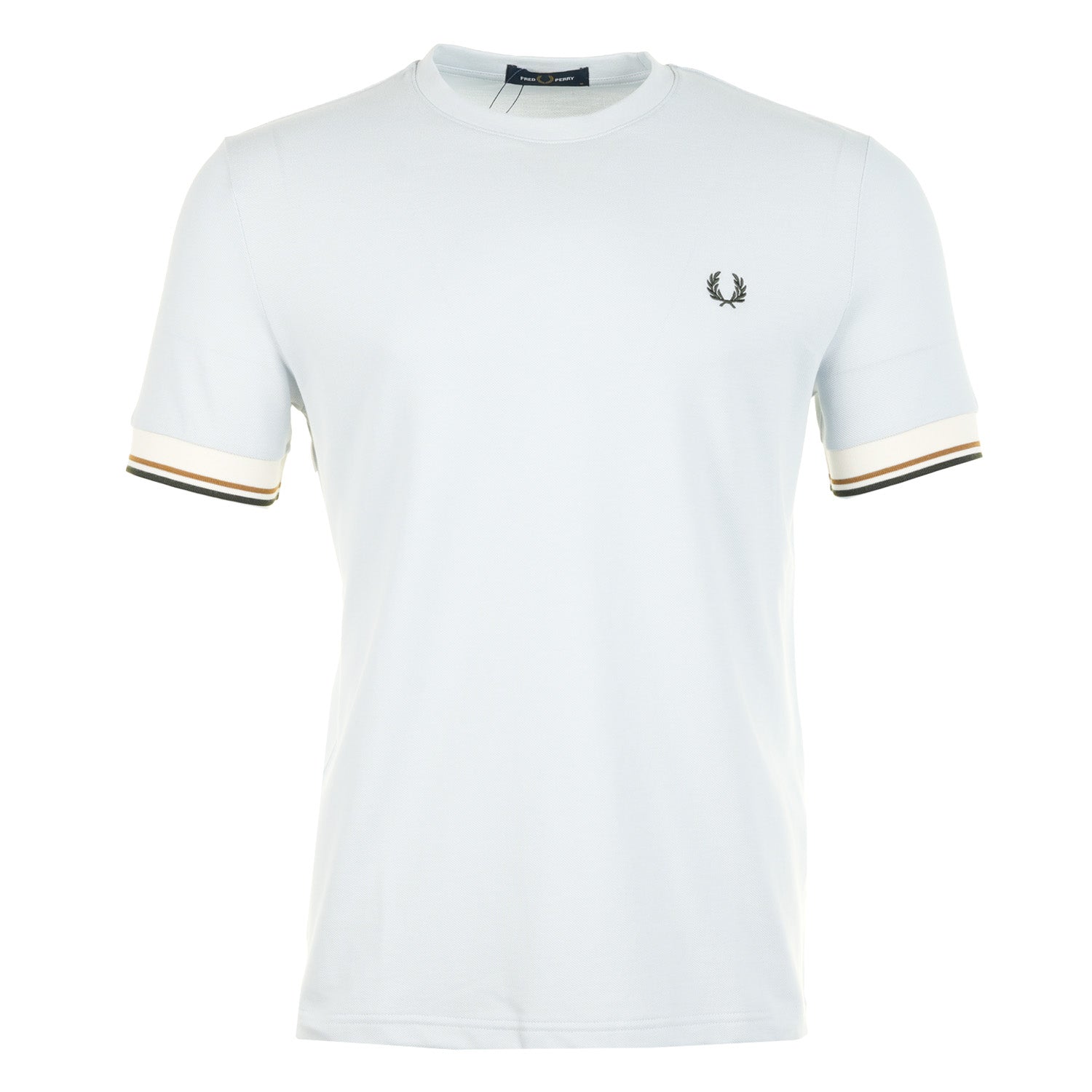 Twin Tipped Cuff T Shirt Dusky Blue