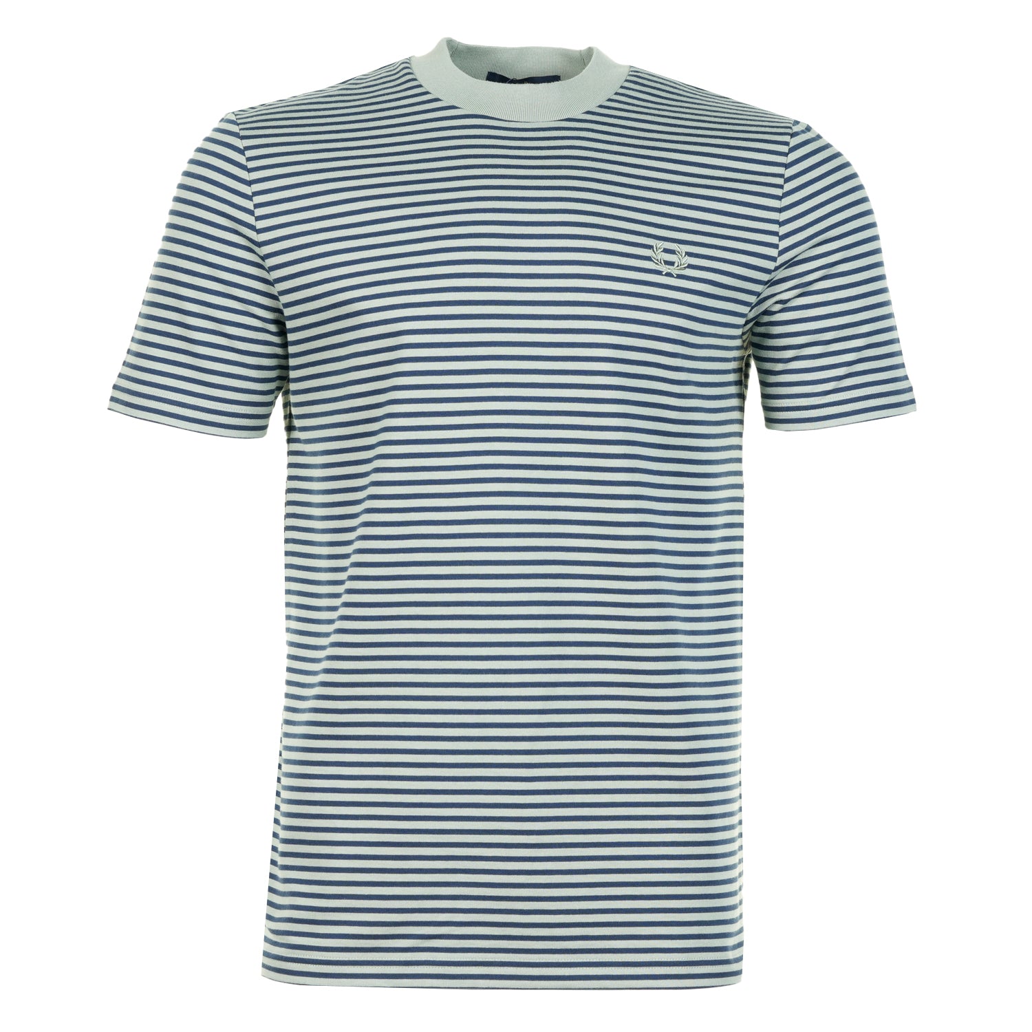 Fine Stripe T Shirt Bayleaf