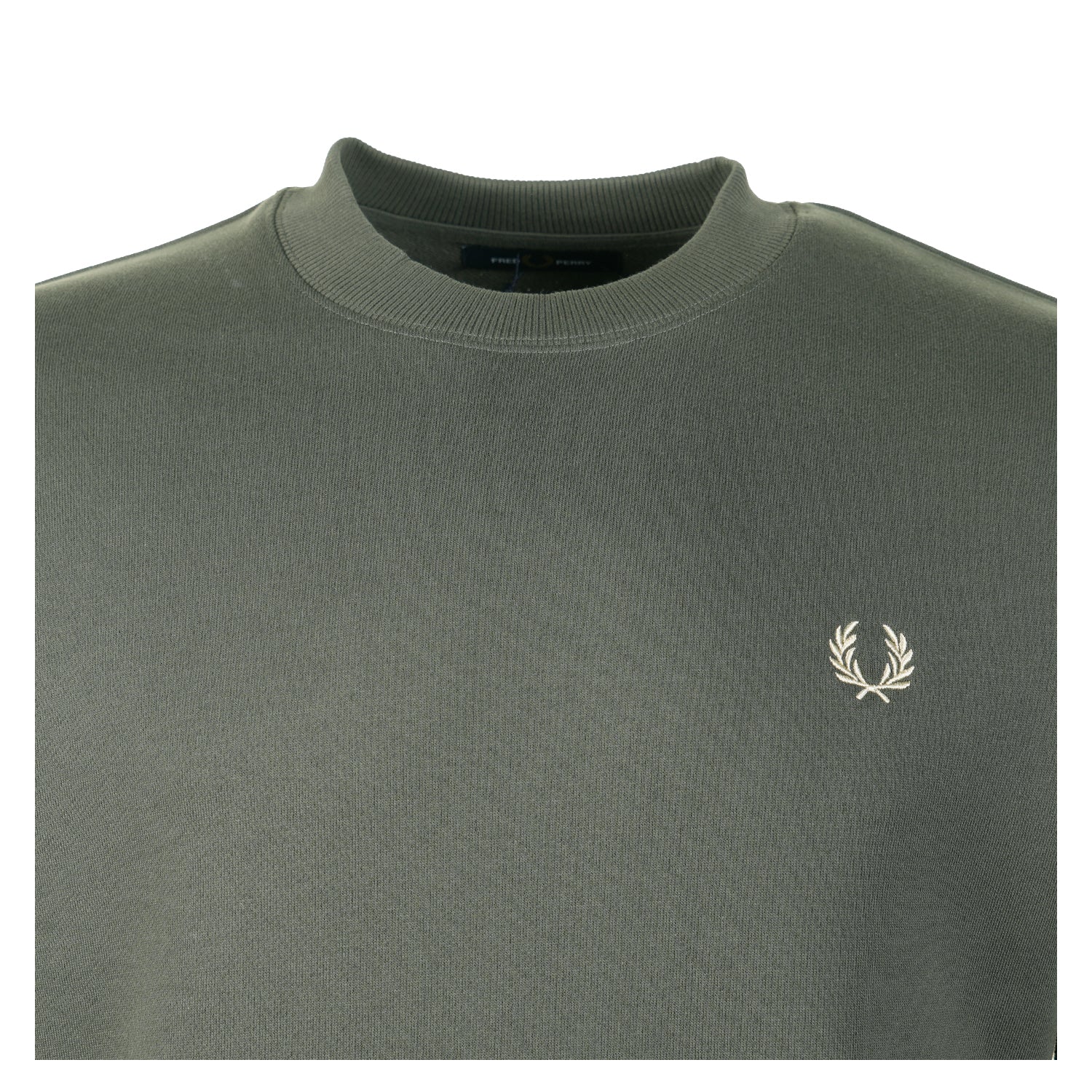 Crew Neck Sweatshirt Field Green Oatmeal