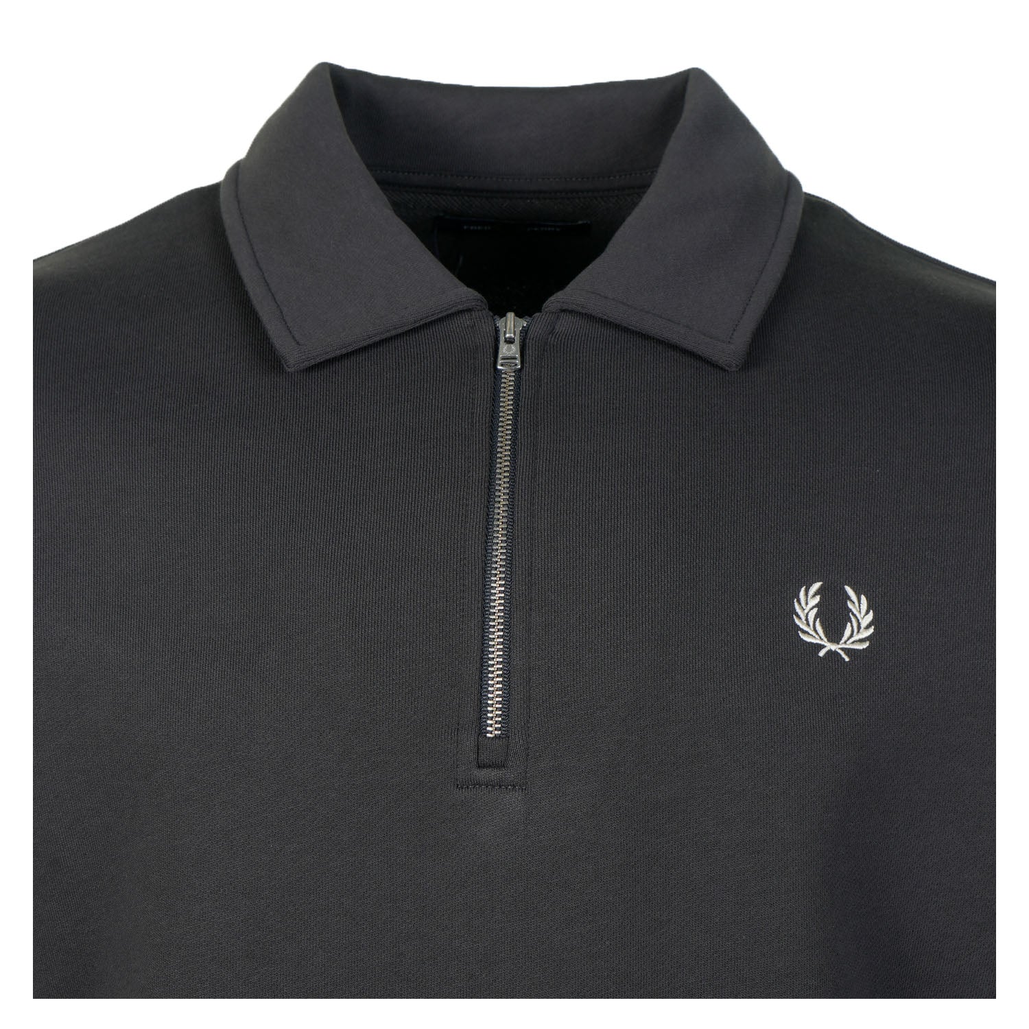Half Zip Collared Sweatshirt Anchor Grey