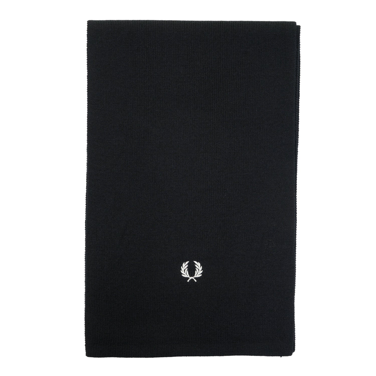 Classic Wool Scarf Navy Snow White
