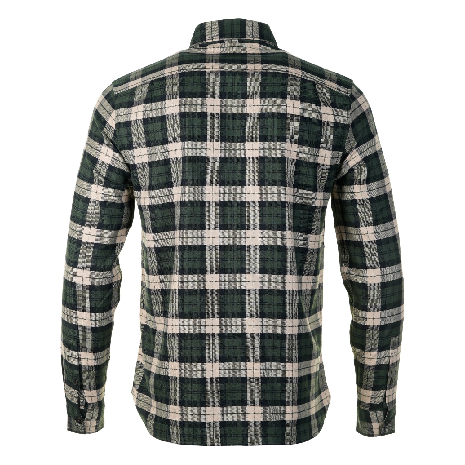 Long Sleeve Brushed Twill Tartan Shirt Court Green