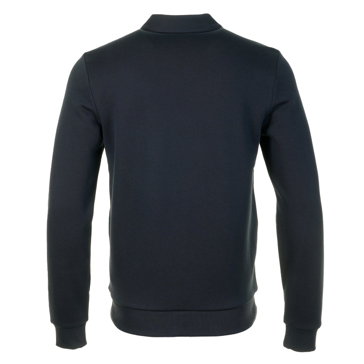 Zip Through Collared Sweatshirt Navy