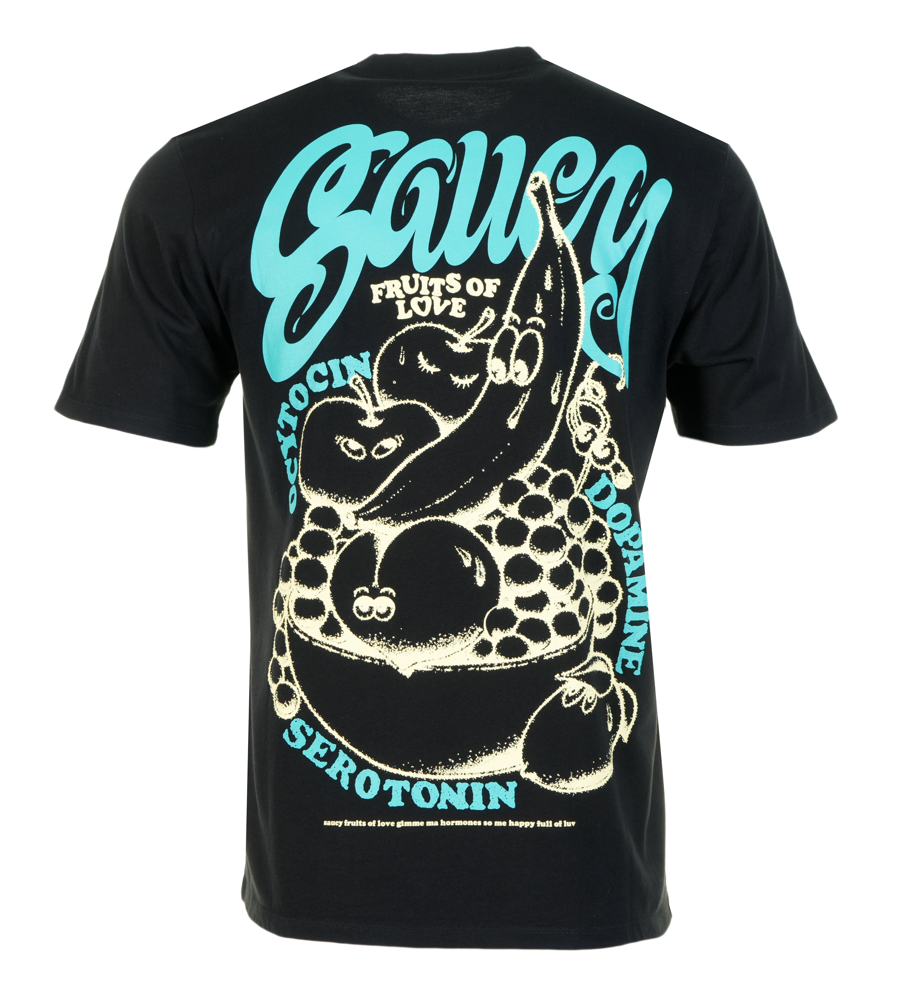 Fruits Of Love Short Sleeve T Shirt Black