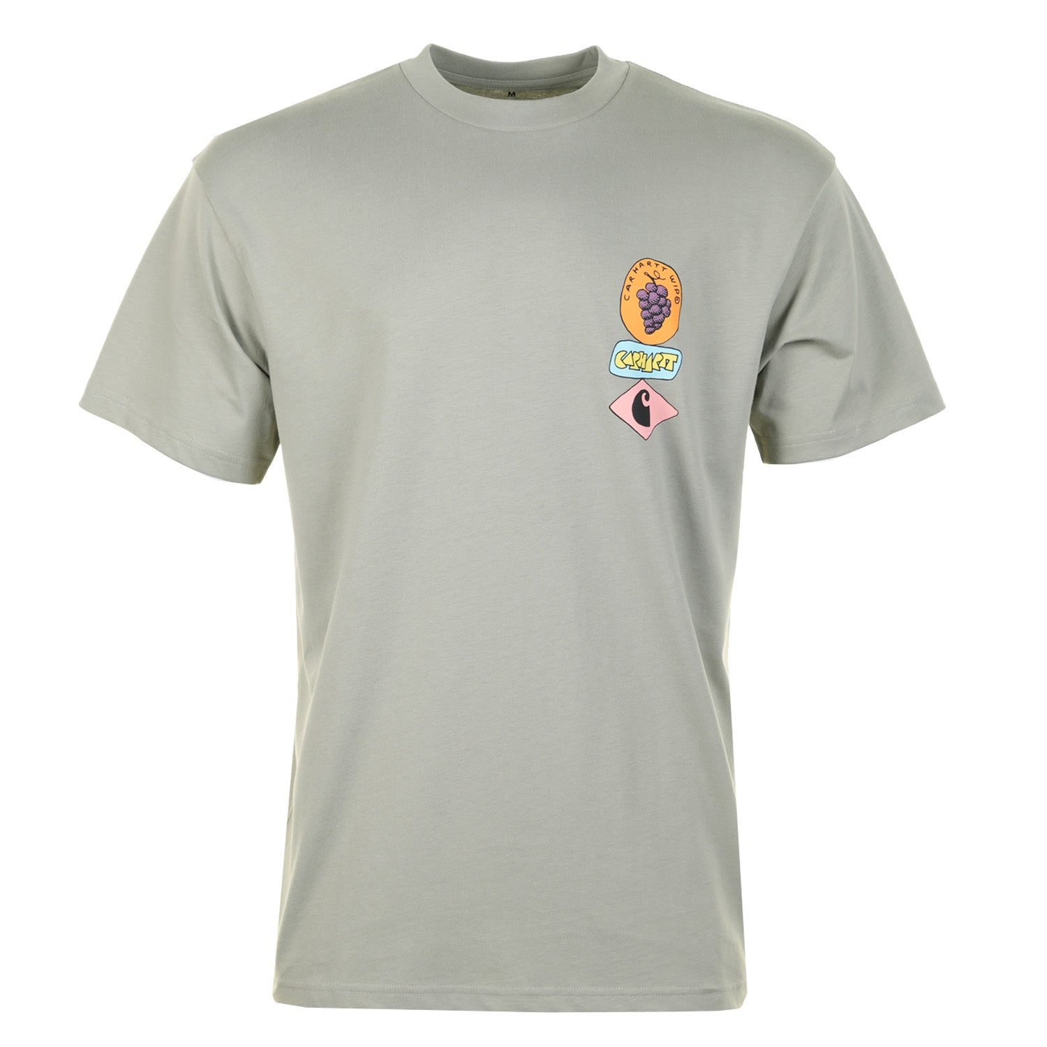 Short Sleeve Stacked Grapes T Shirt Shady Green