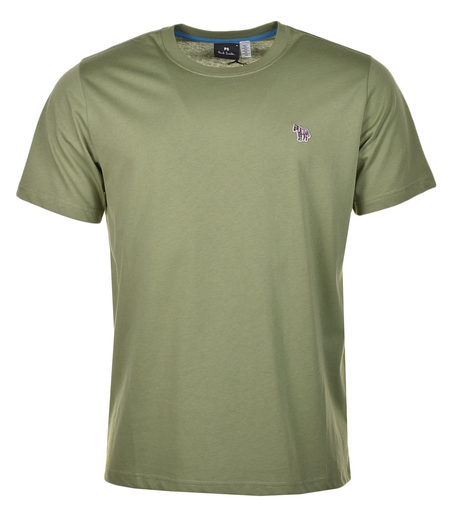 Regular Fit Zebra T Shirt 36D Green