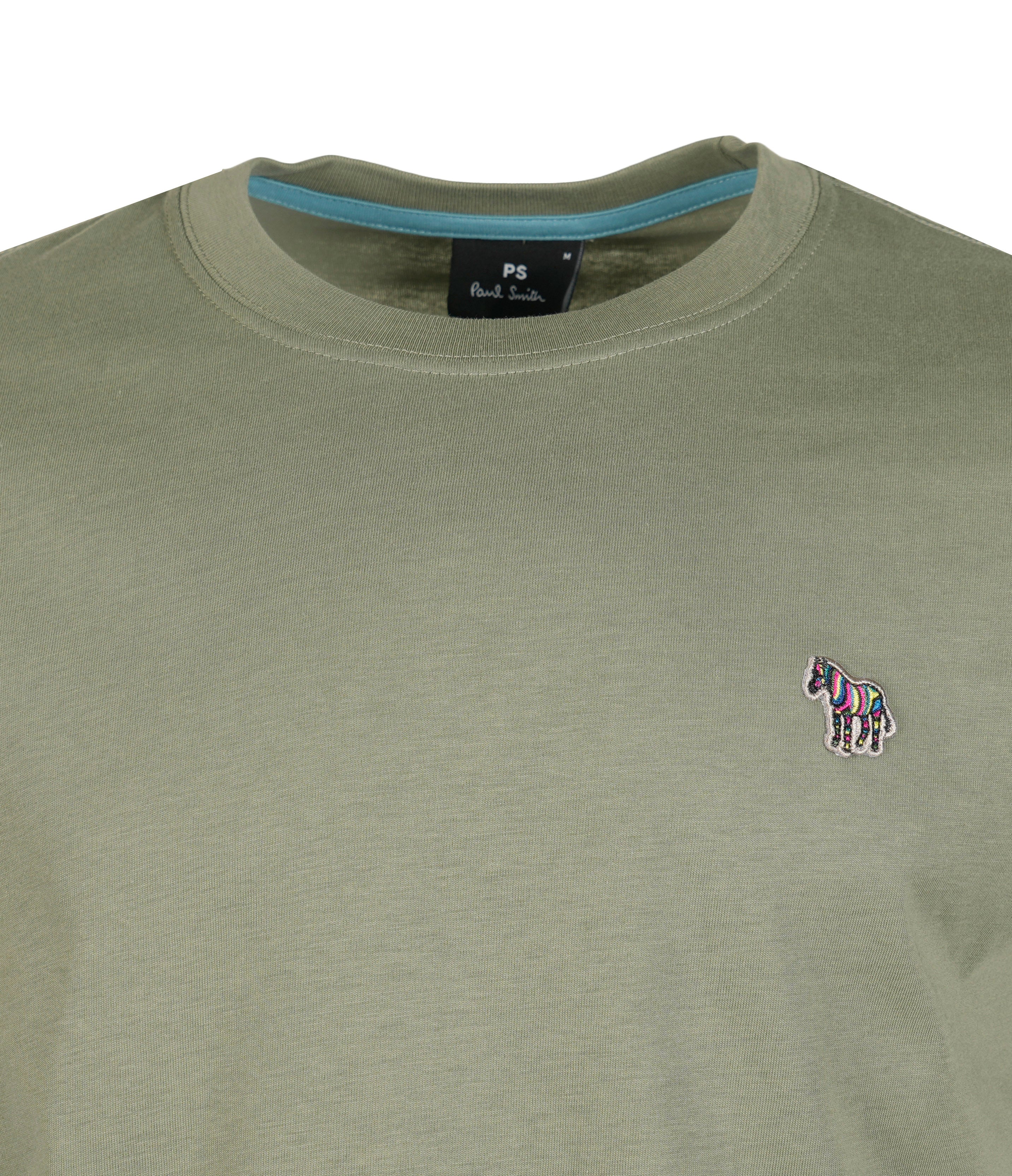 Regular Fit Zebra T Shirt Green