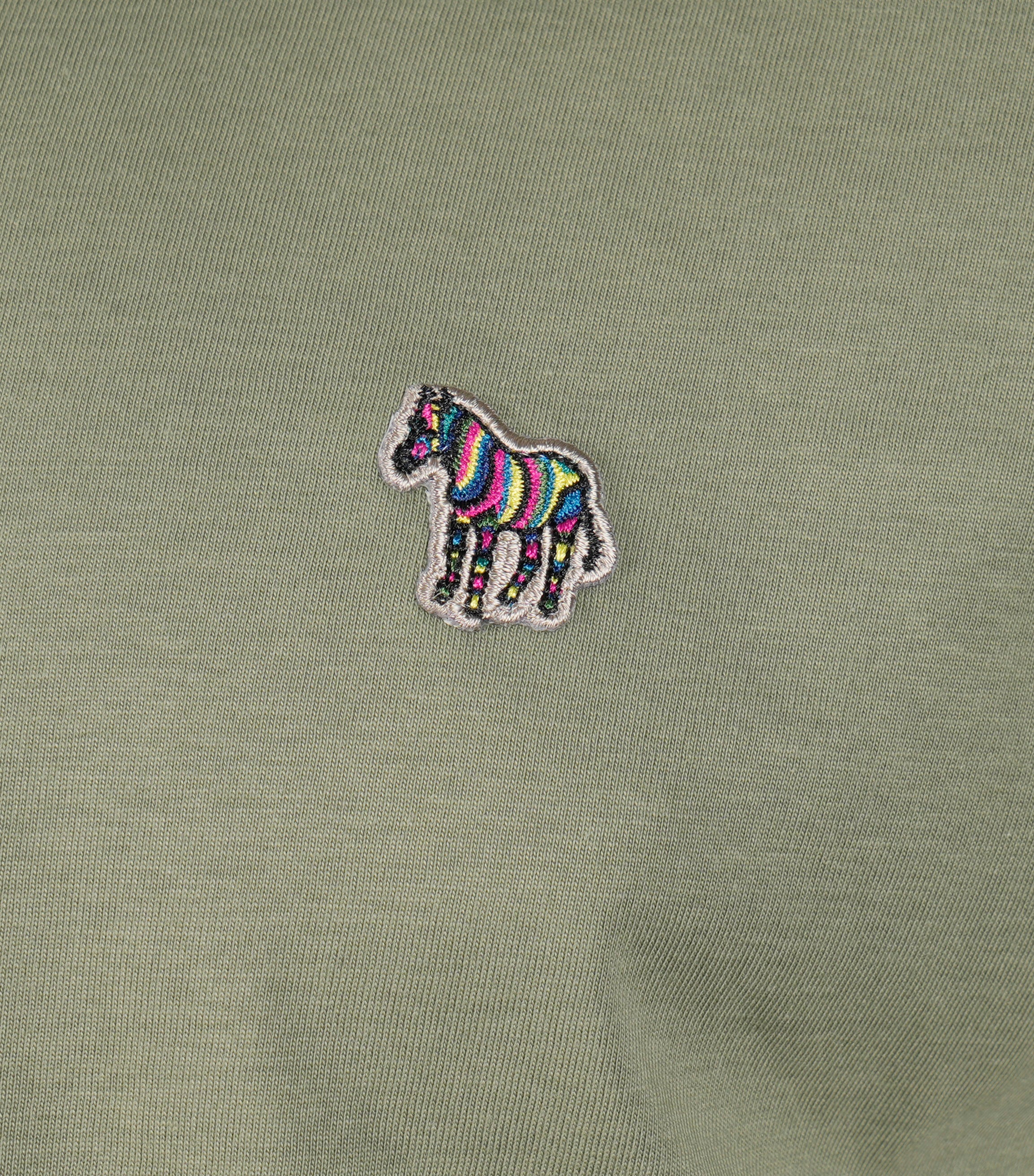 Regular Fit Zebra T Shirt Green