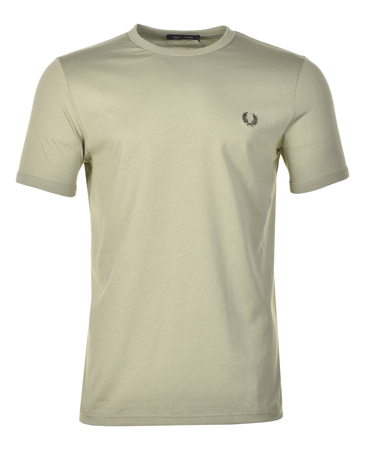 Ringer T Shirt Olive Mint