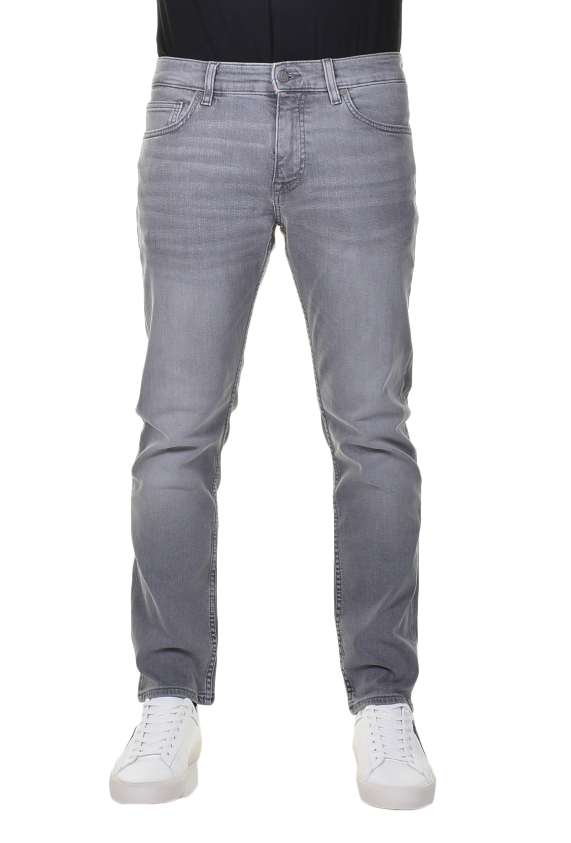 Delaware Slim Fit Stretch Jeans 041 Silver