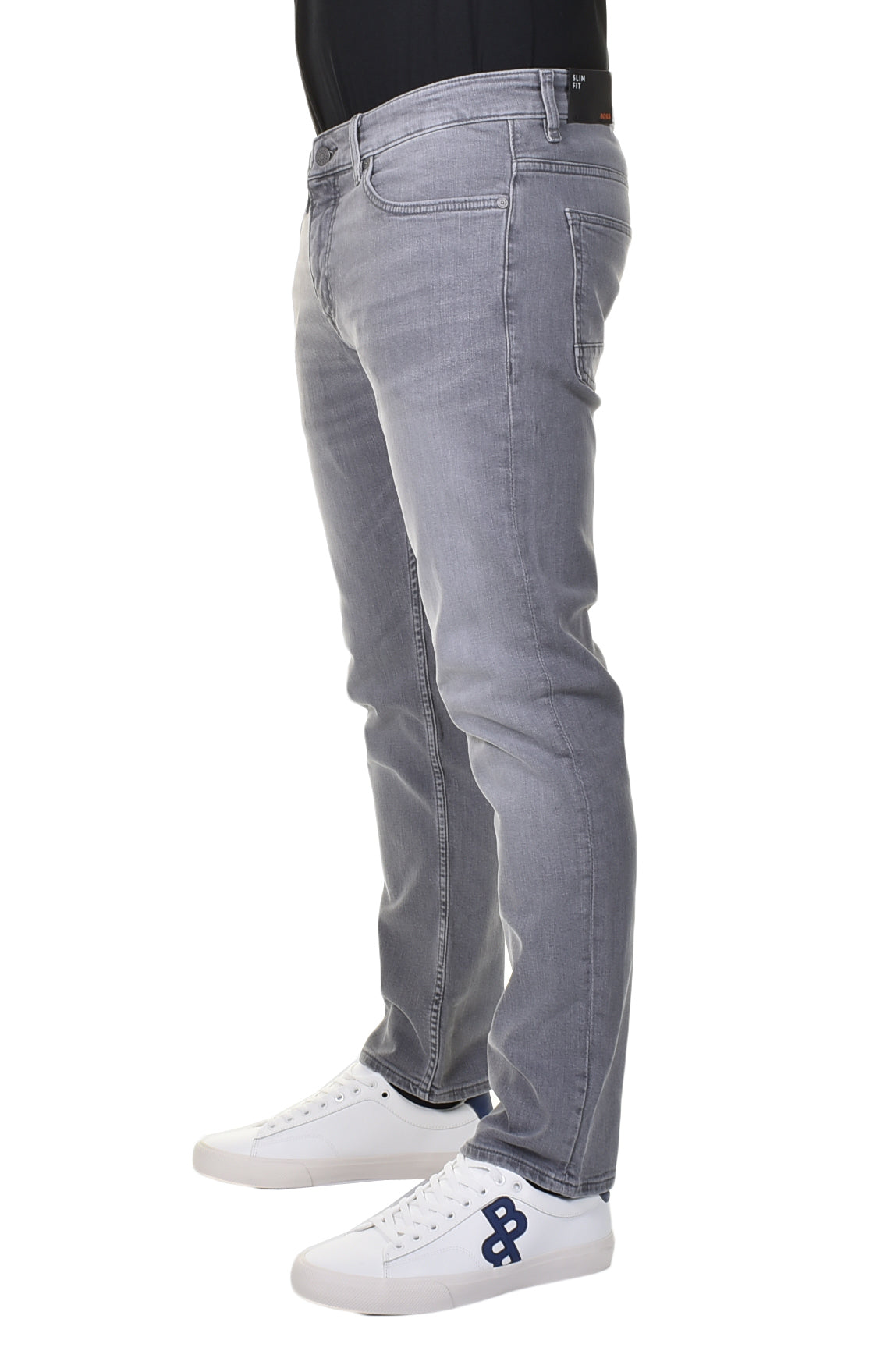 Delaware Slim Fit Stretch Jeans 041 Silver