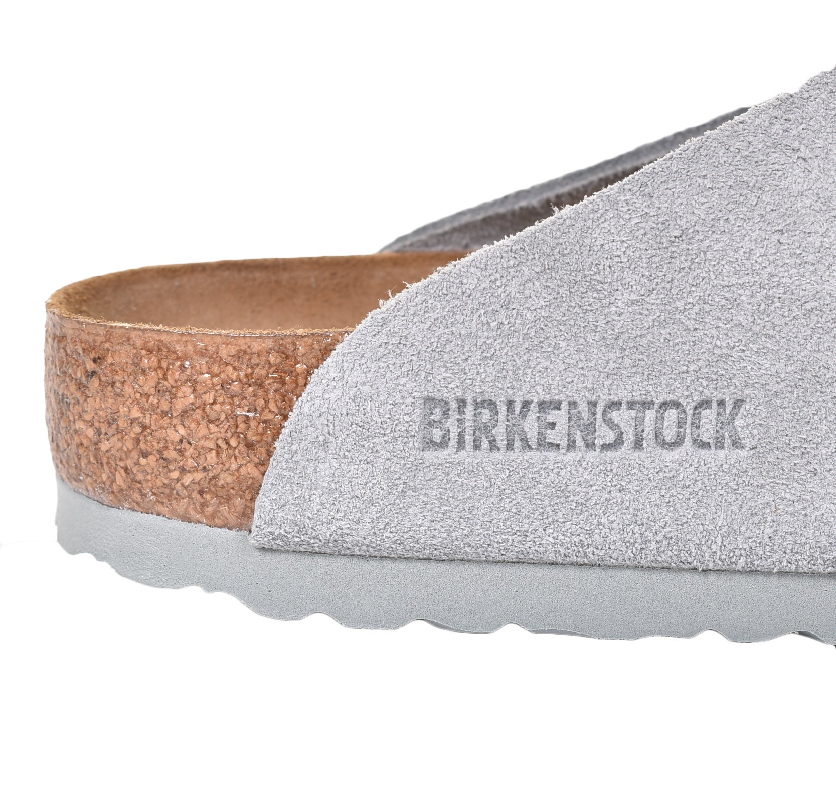 cork footbed with Birkenstock branding