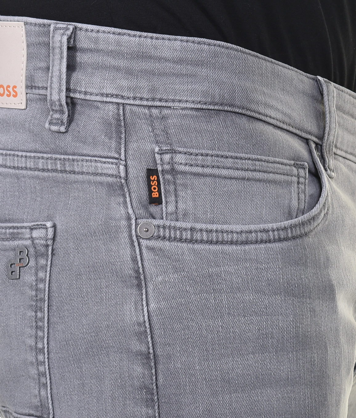 Delaware Slim Fit Stretch Jeans 041 Silver