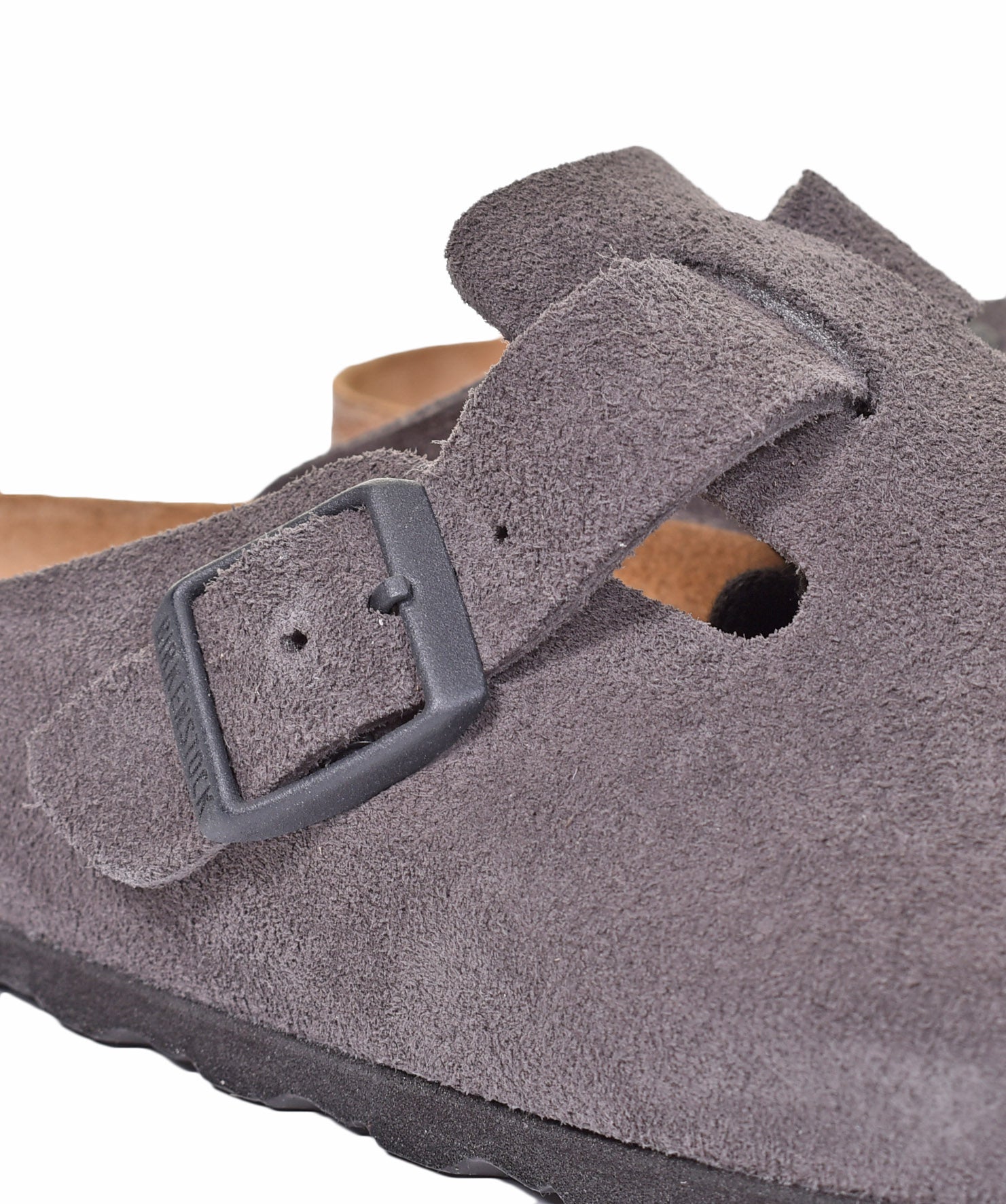 metal buckle on Birkenstock Boston