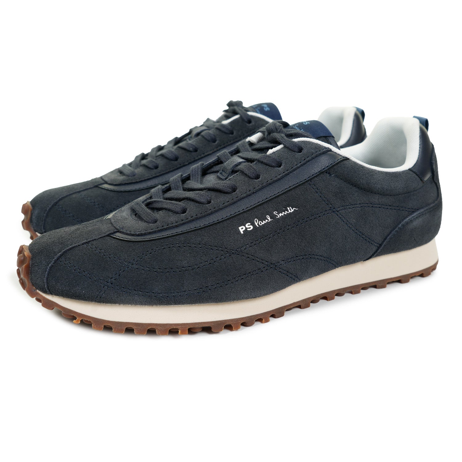 Haskell Suede Trainers Dark Navy