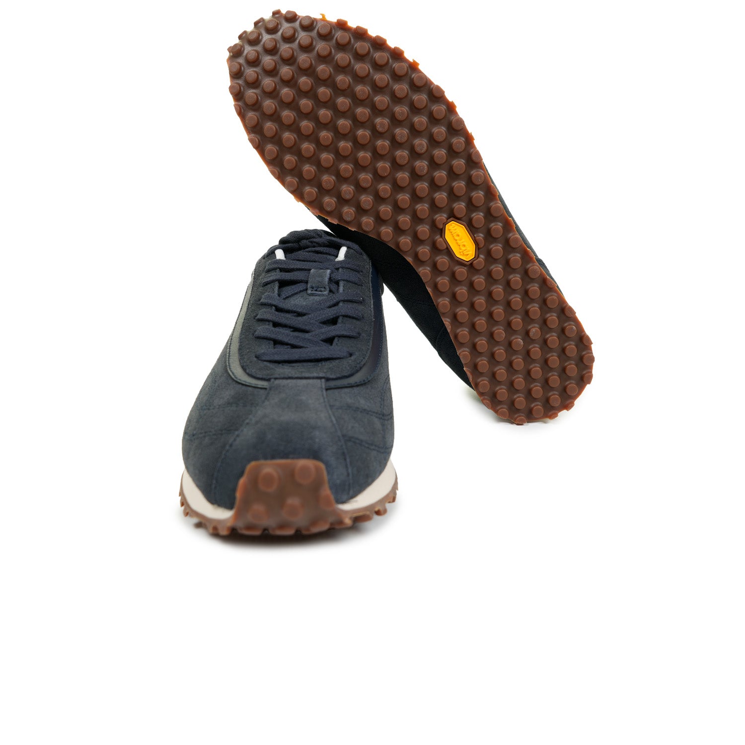Haskell Suede Trainers Dark Navy