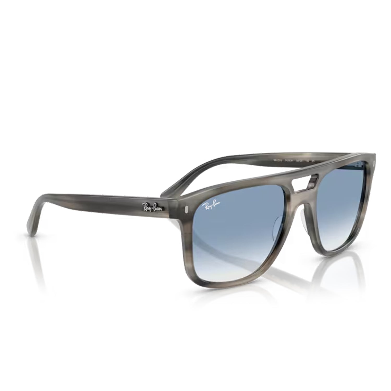 RB2213 Havana Grey / Clear Gradient Blue