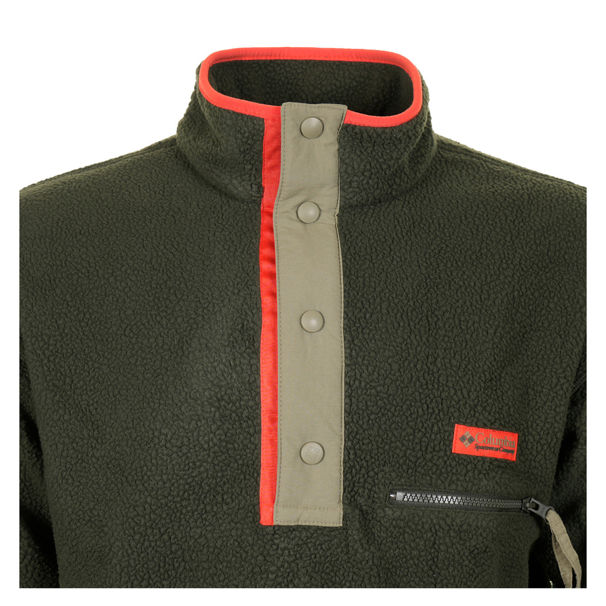 Helvetia 2 Half Snap Fleece Greenscape