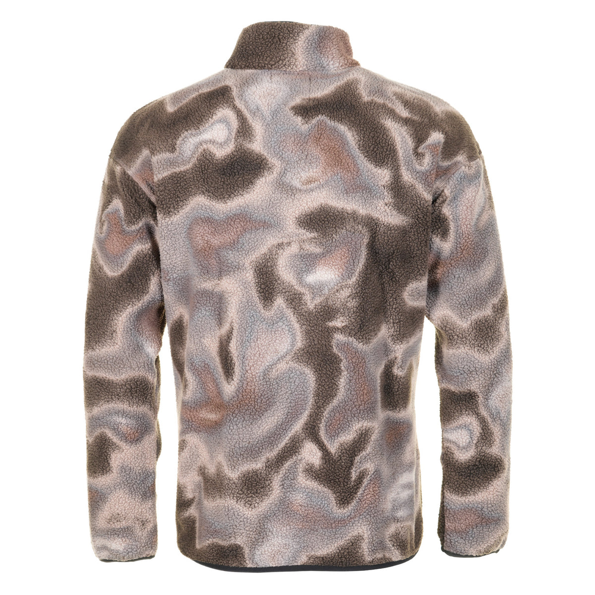 Helvetia 2 Printed Half Snap Fleece Iron Dyeflow