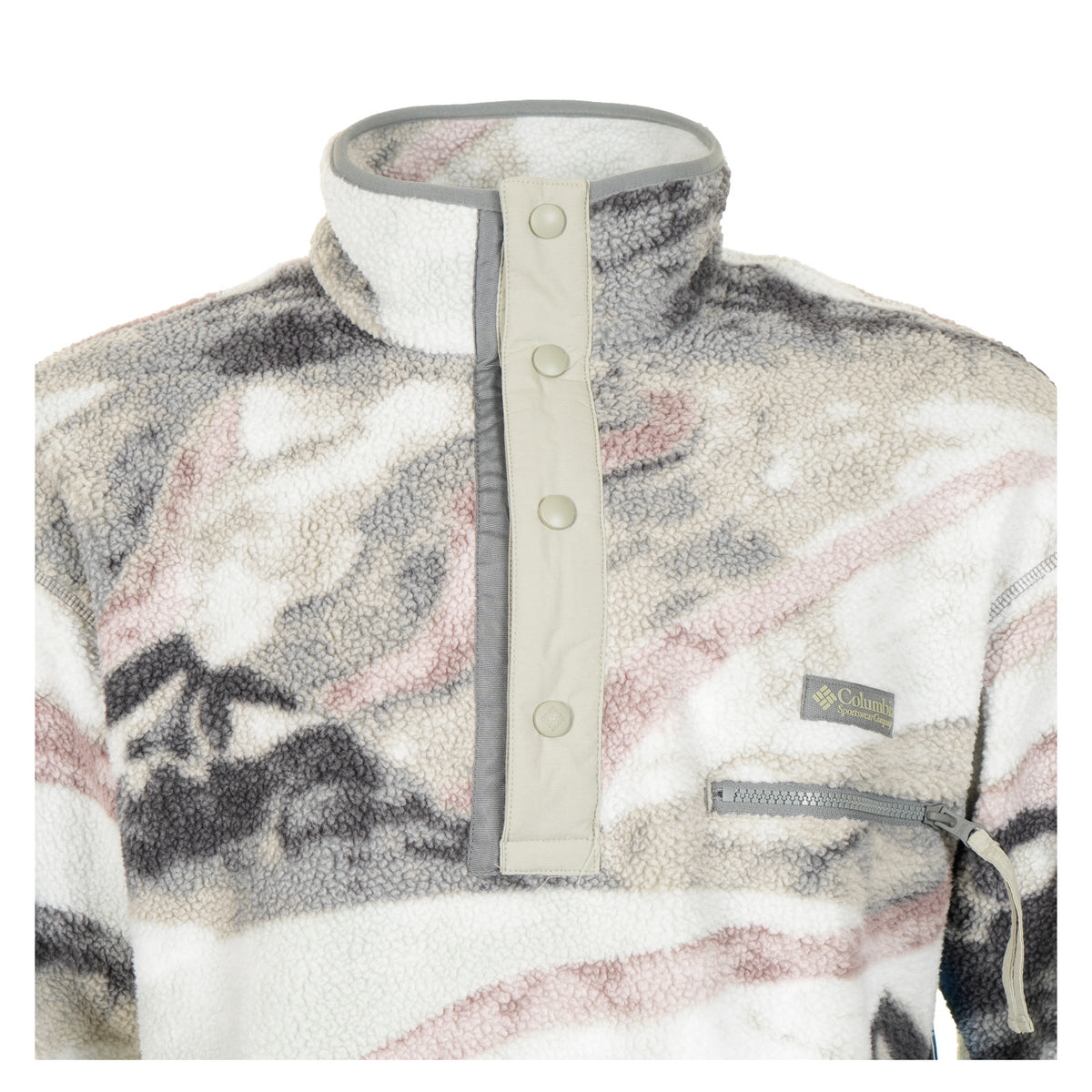 Helvetia 2 Printed Half Snap Fleece Sedona Sage Summits