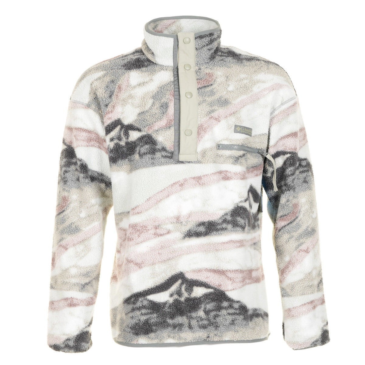 Helvetia 2 Printed Half Snap Fleece Sedona Sage Summits