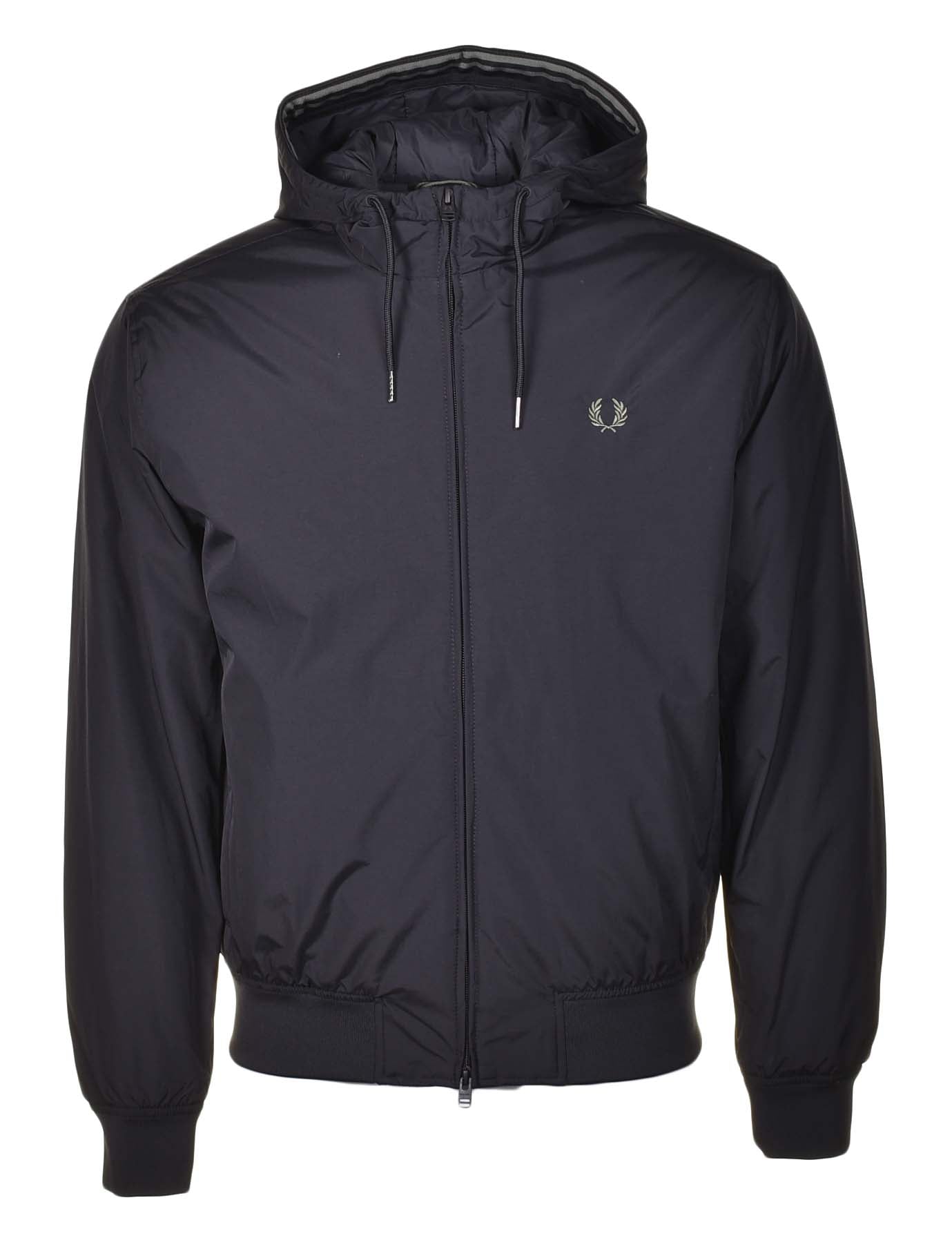 Padded Fred Perry Brentham Jacket in Black