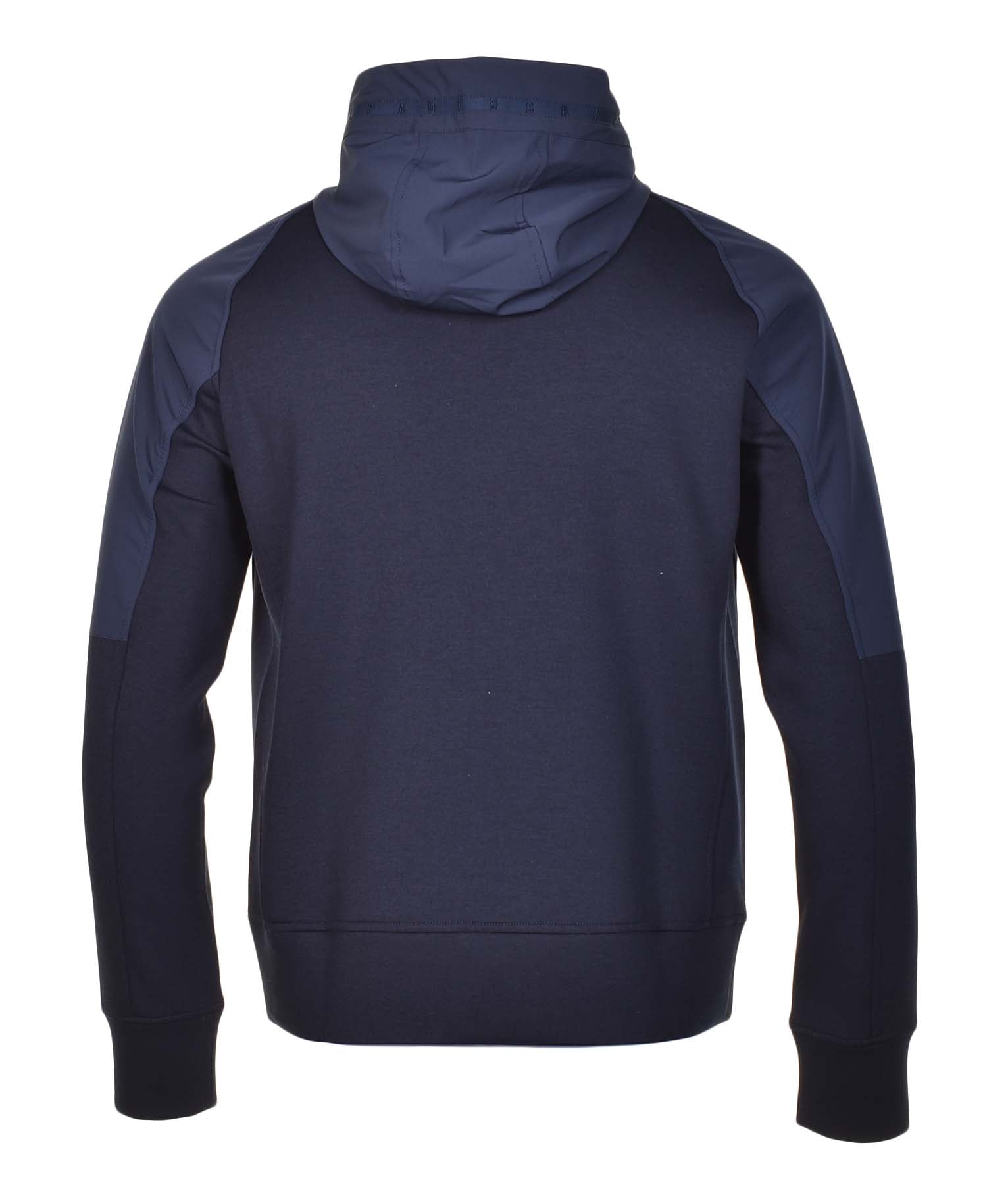 Back of Paul and Shark Typhoon Full Zip Hoody Navy