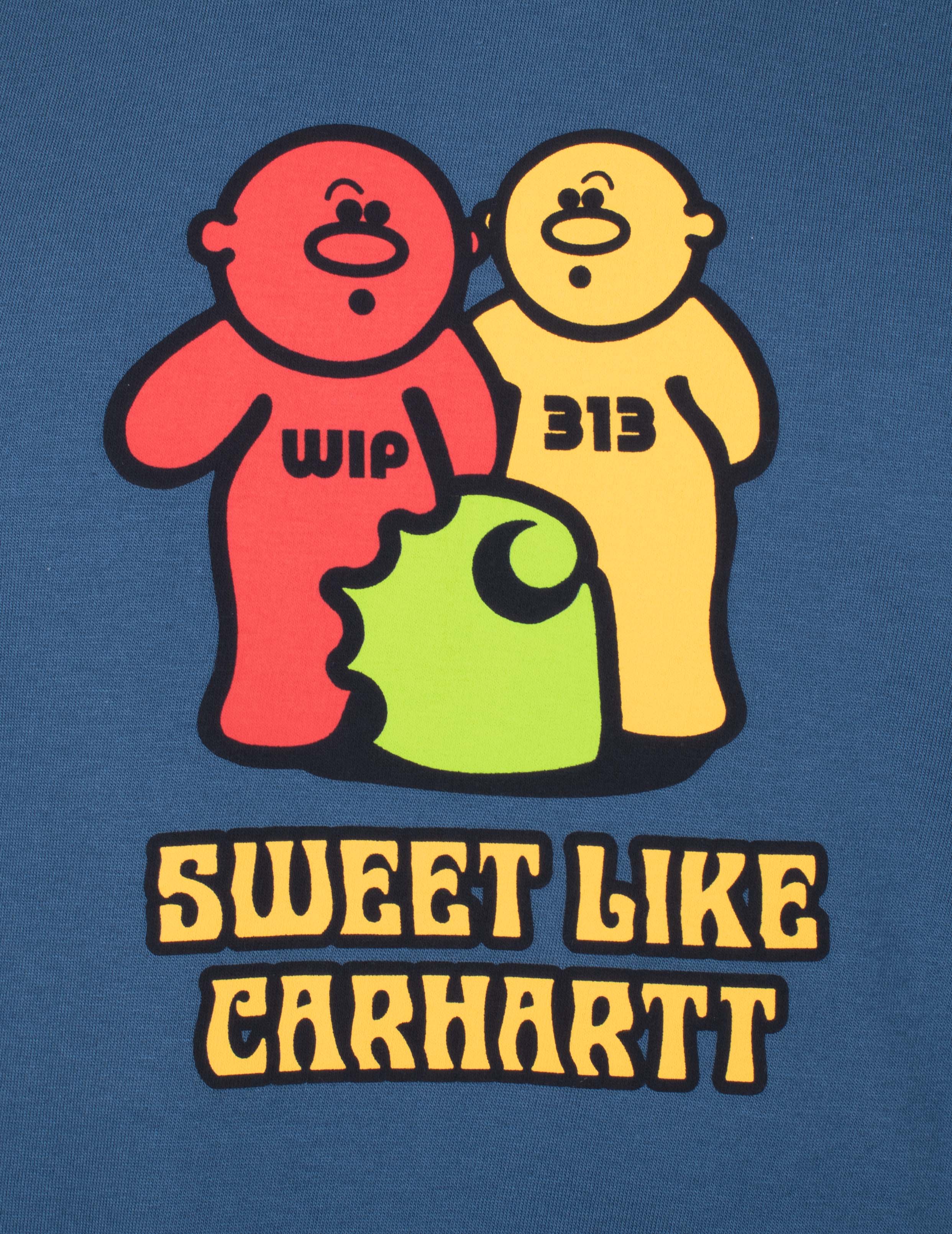 Short Sleeve Gummy T Shirt Naval