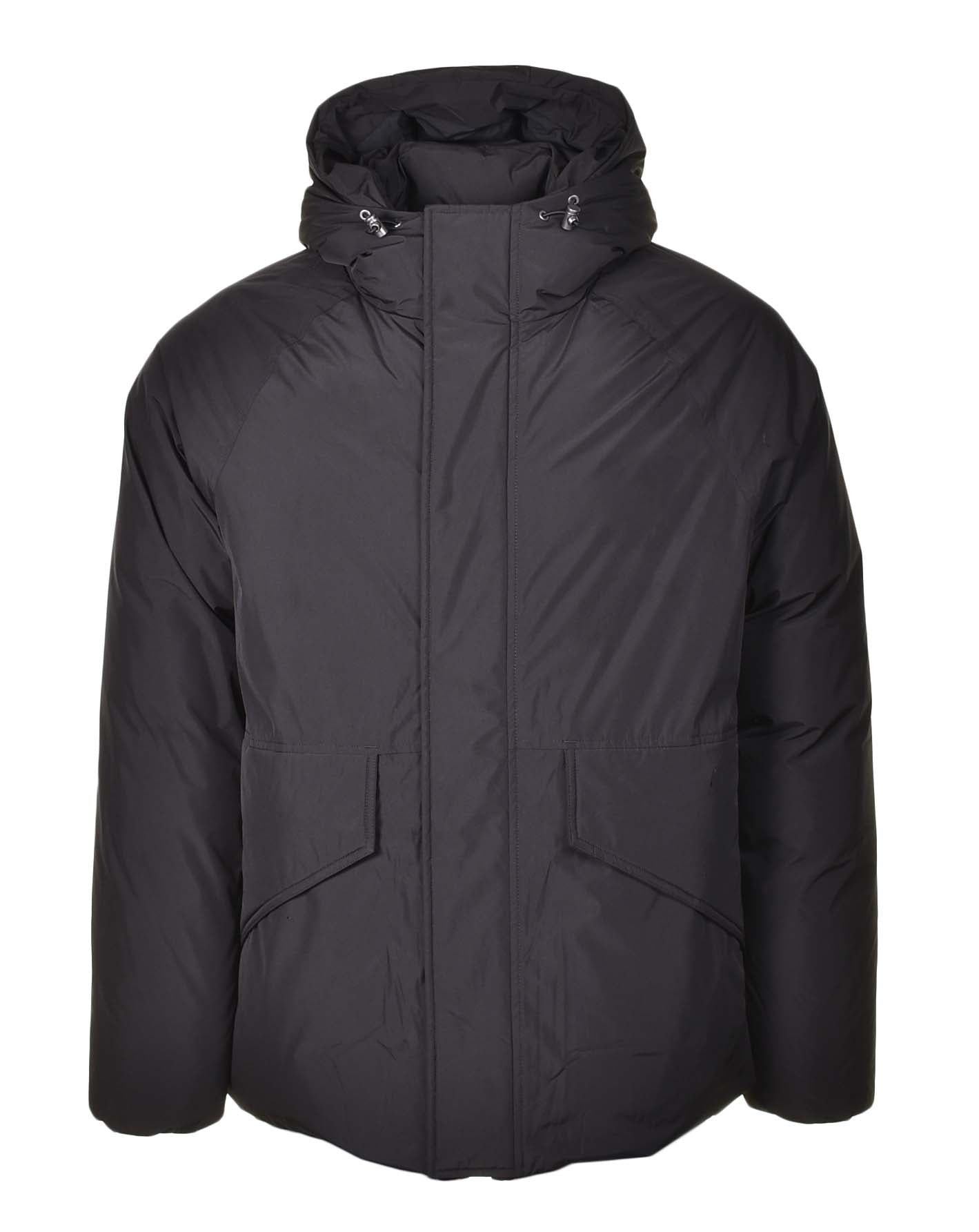 Covert Hooded Down Parka Jacket Black - Main Image