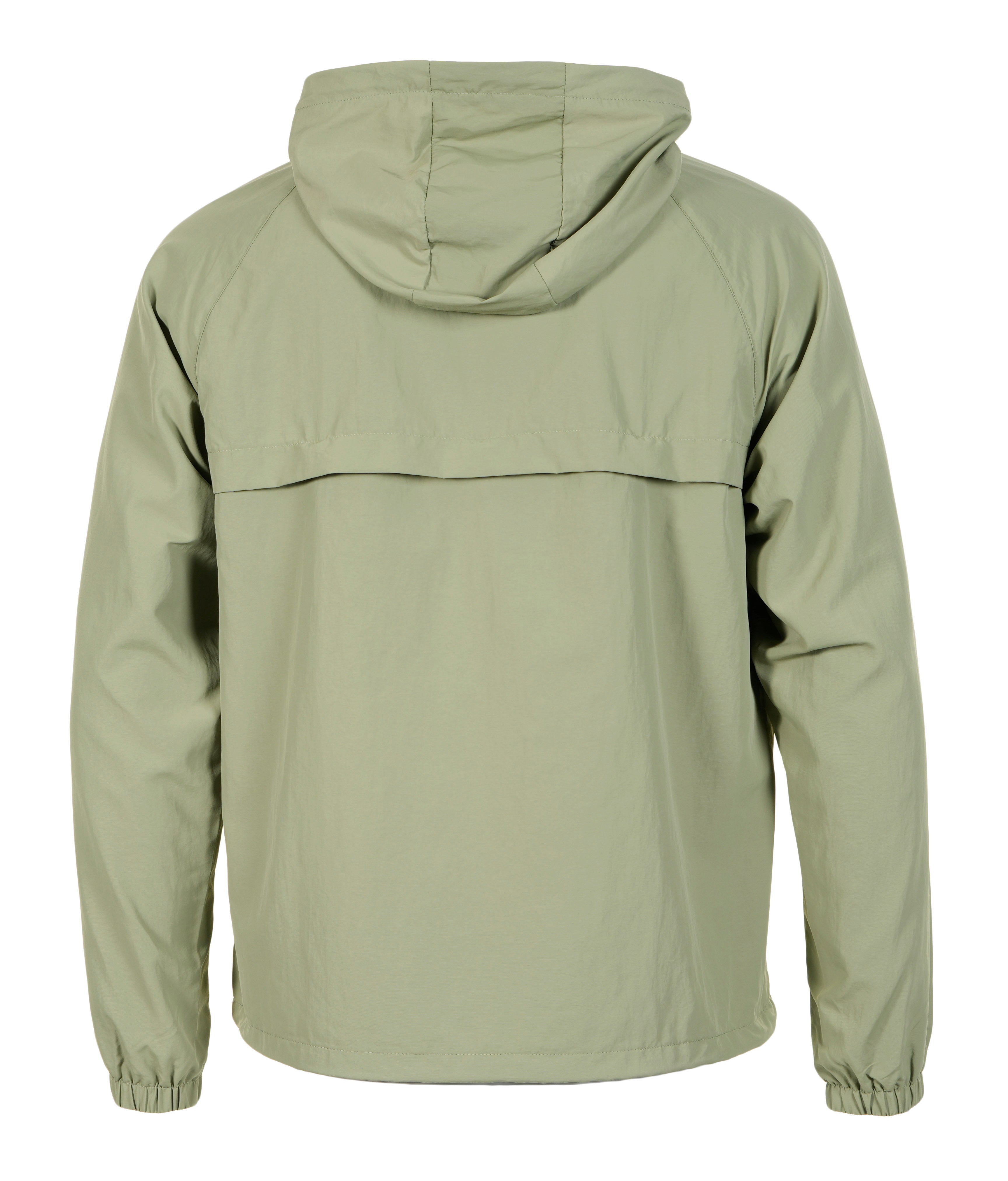 Hooded Taslan Shell Jacket Olive Mint
