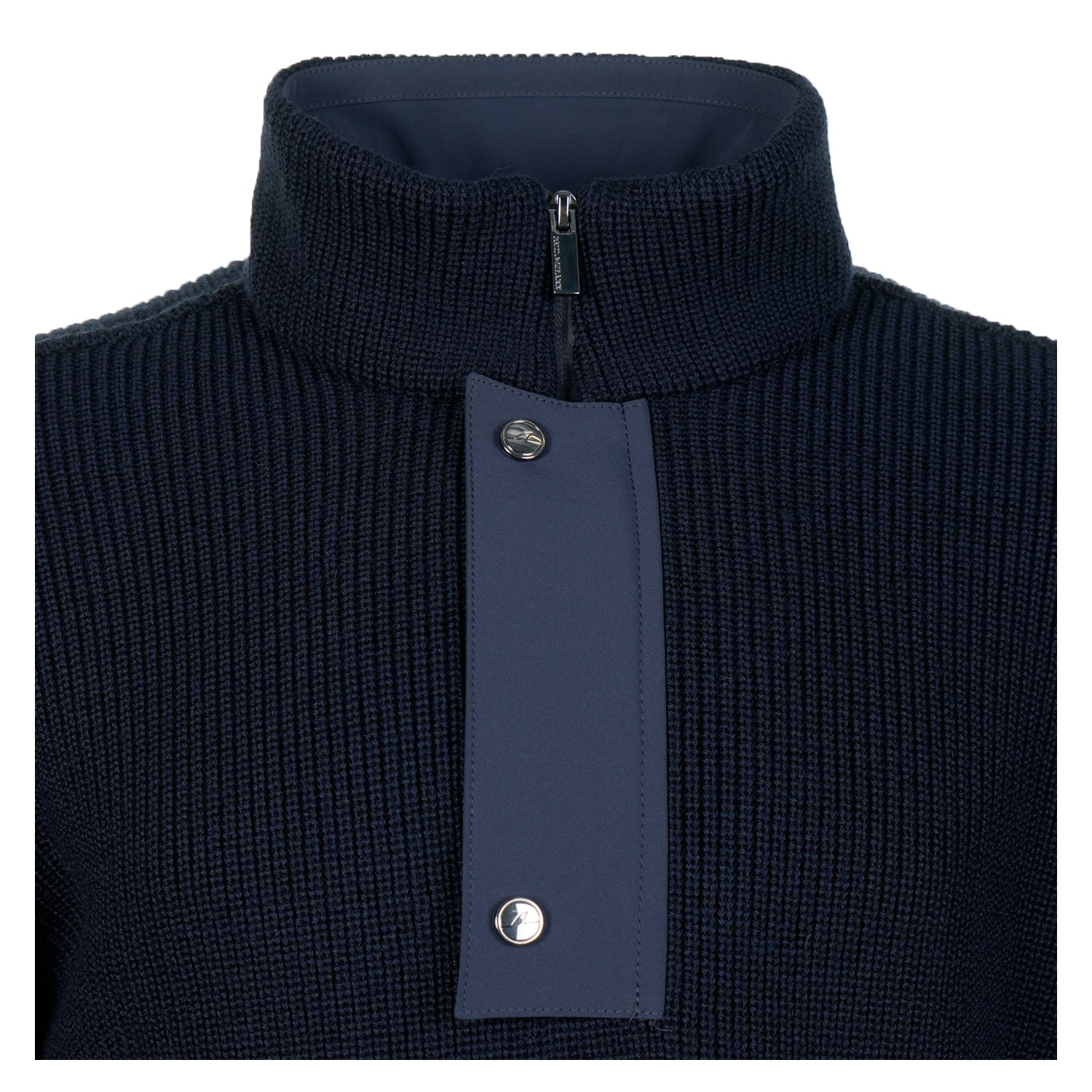 Bio Viscose Half Zip Typhoon Sweater Navy