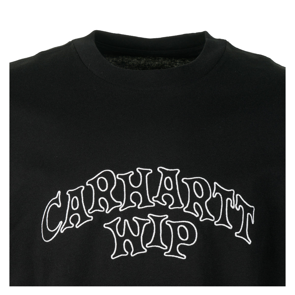Short Sleeve Limn Script T Shirt Black