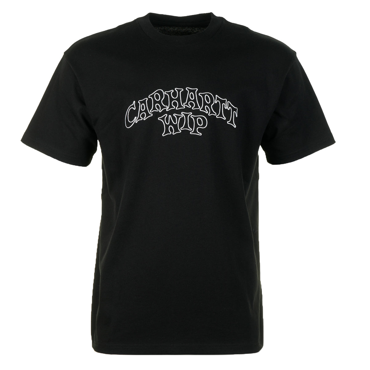 Short Sleeve Limn Script T Shirt Black