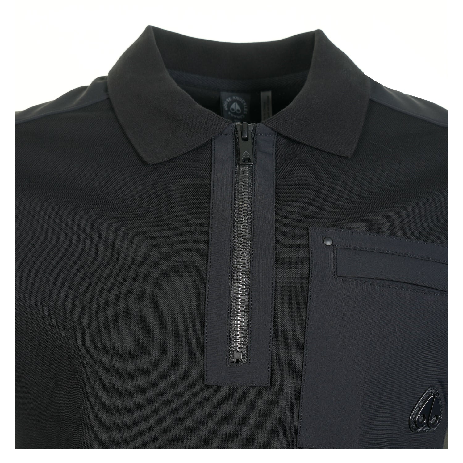 Long Sleeve Dalon Polo Shirt Black