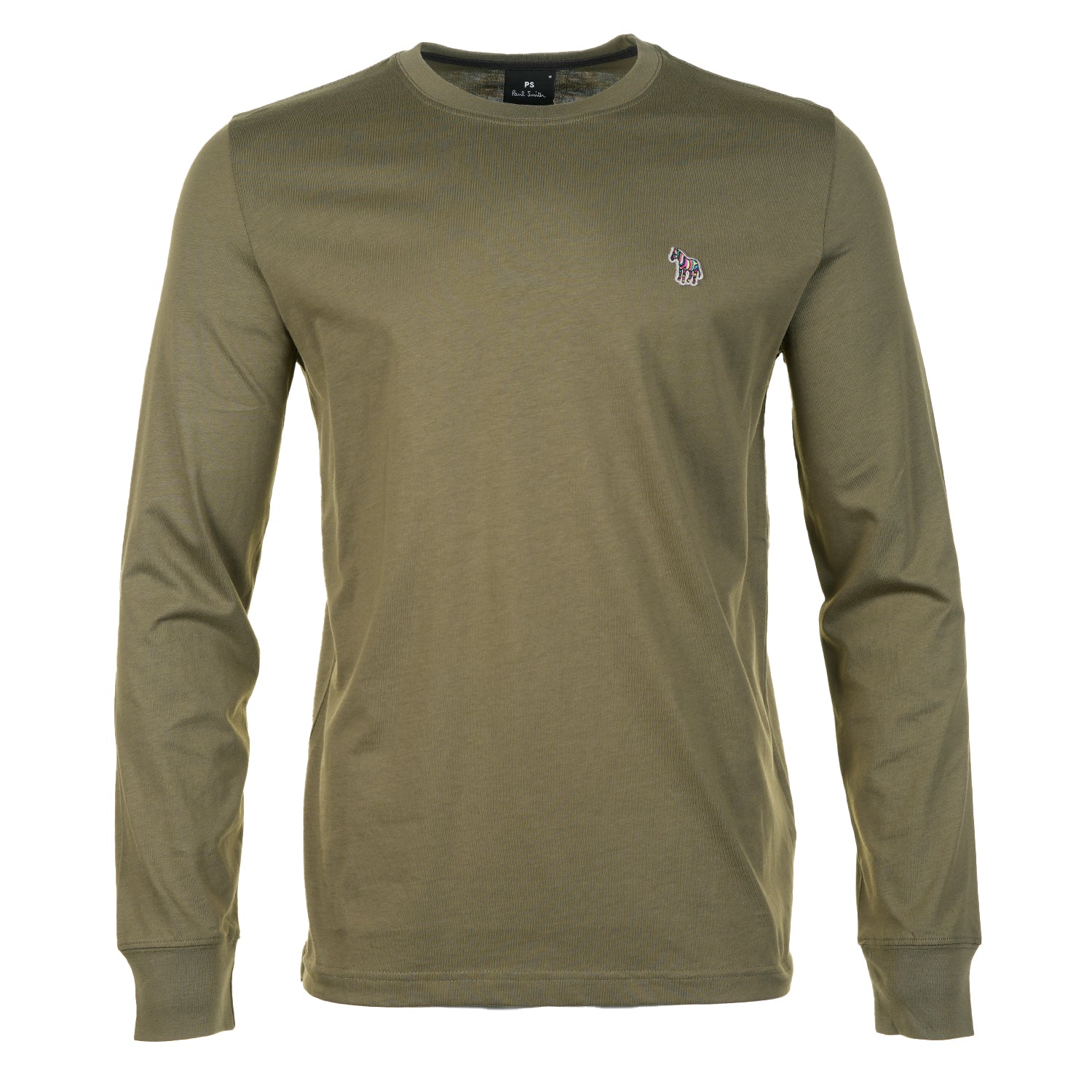 Regular Fit Zebra Long Sleeve T Shirt 36F Green