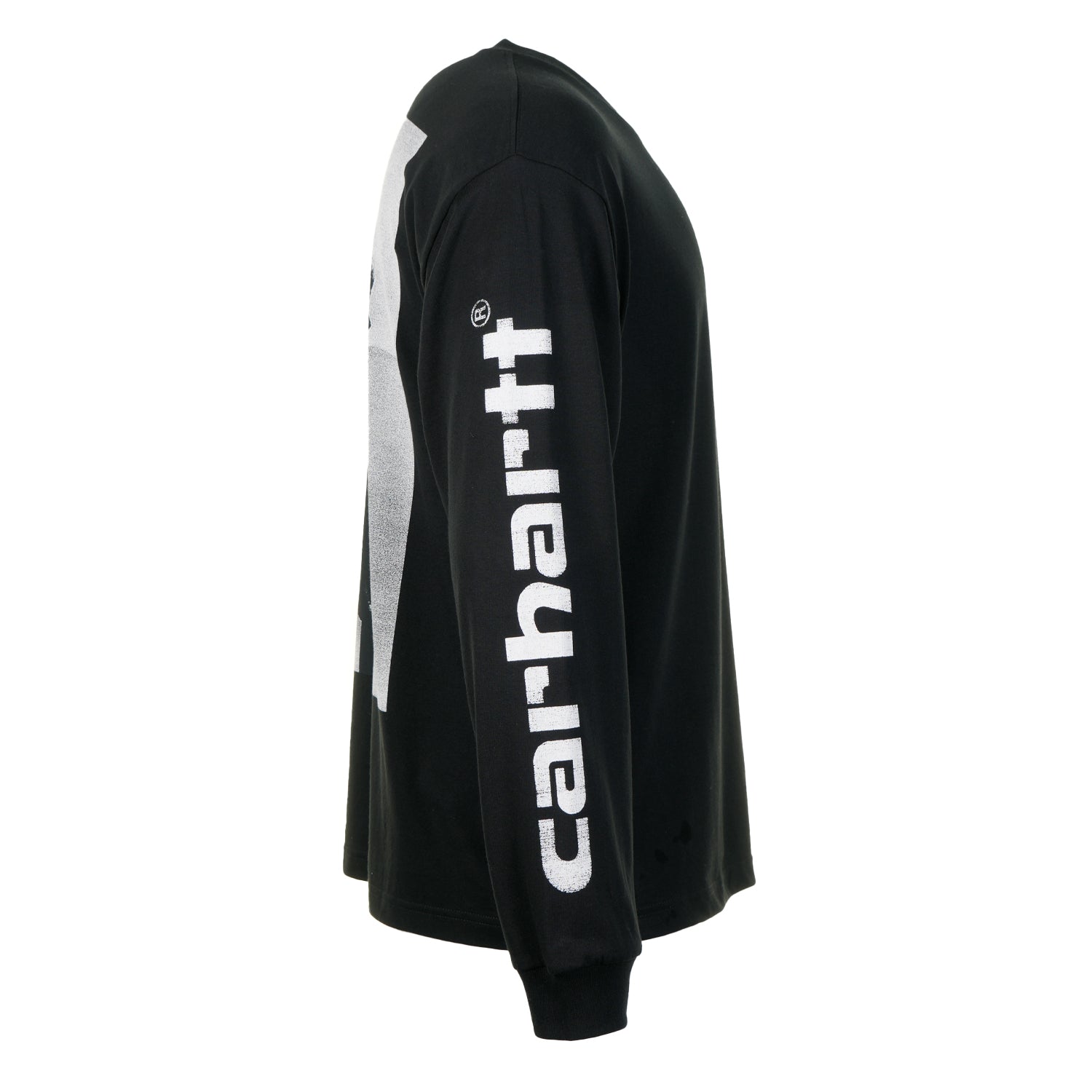 Long Sleeve Archive Script T Shirt Black