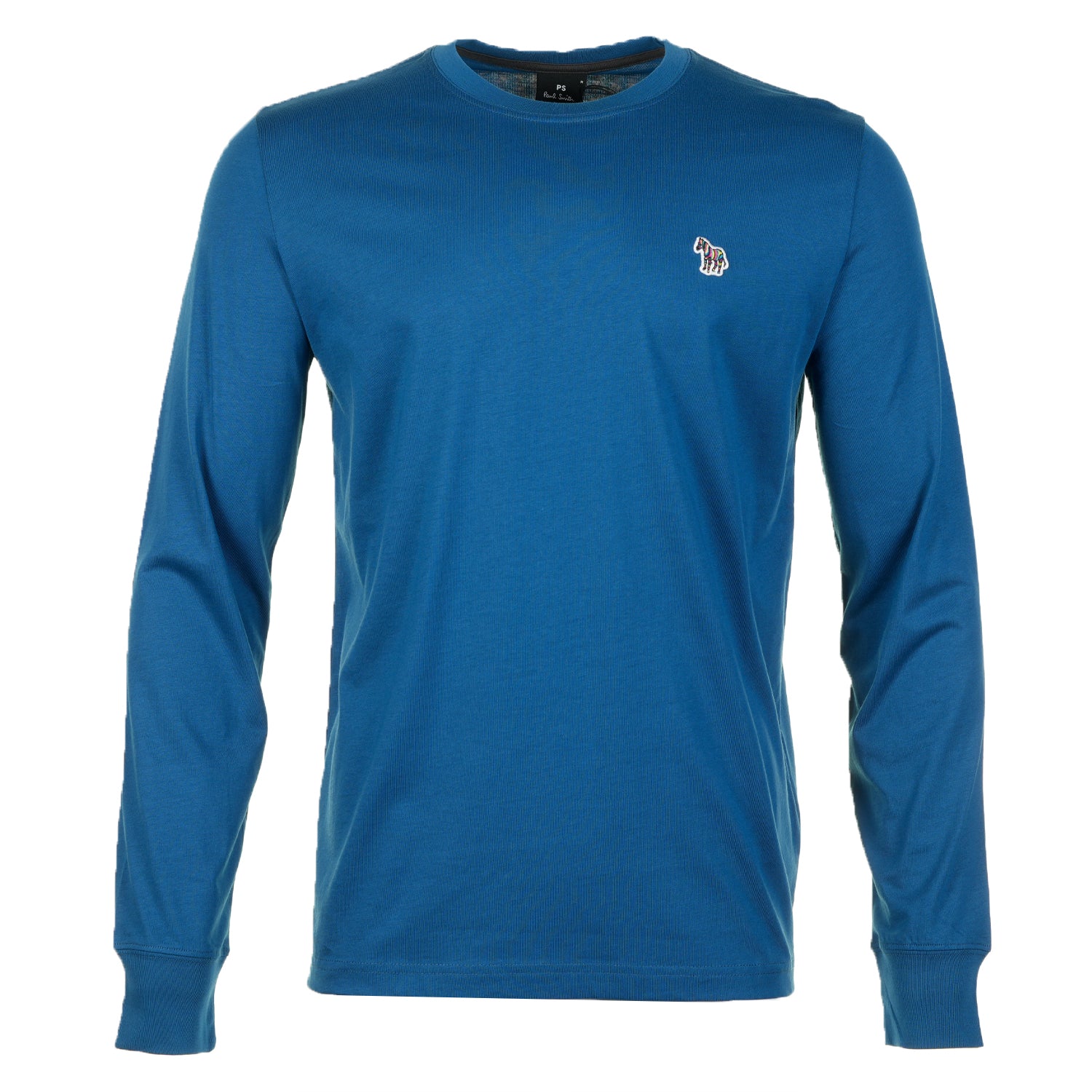 Zebra Long Sleeve T Shirt 45F Cobalt Blue