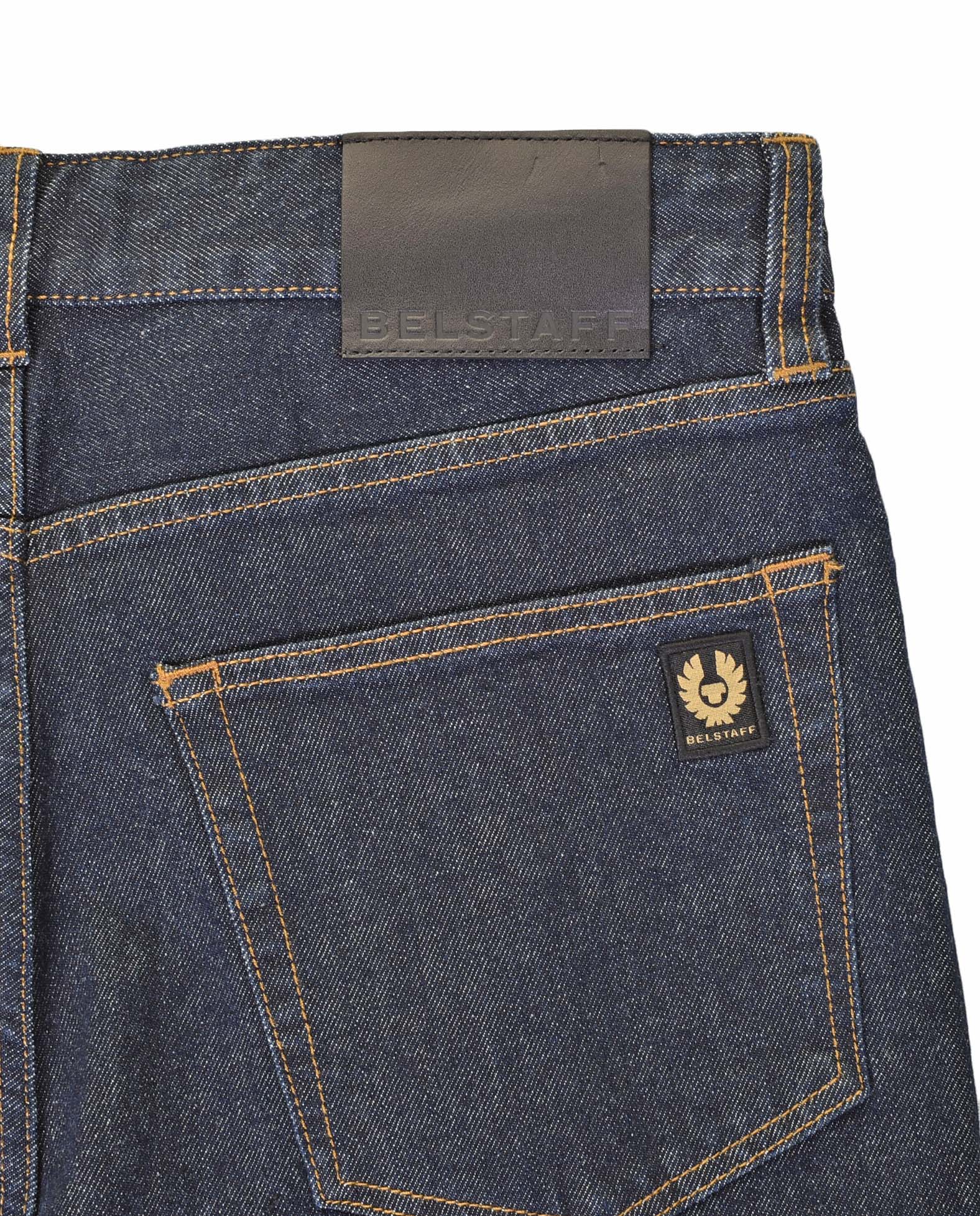 Belstaff logo on reverse of Longton jeans