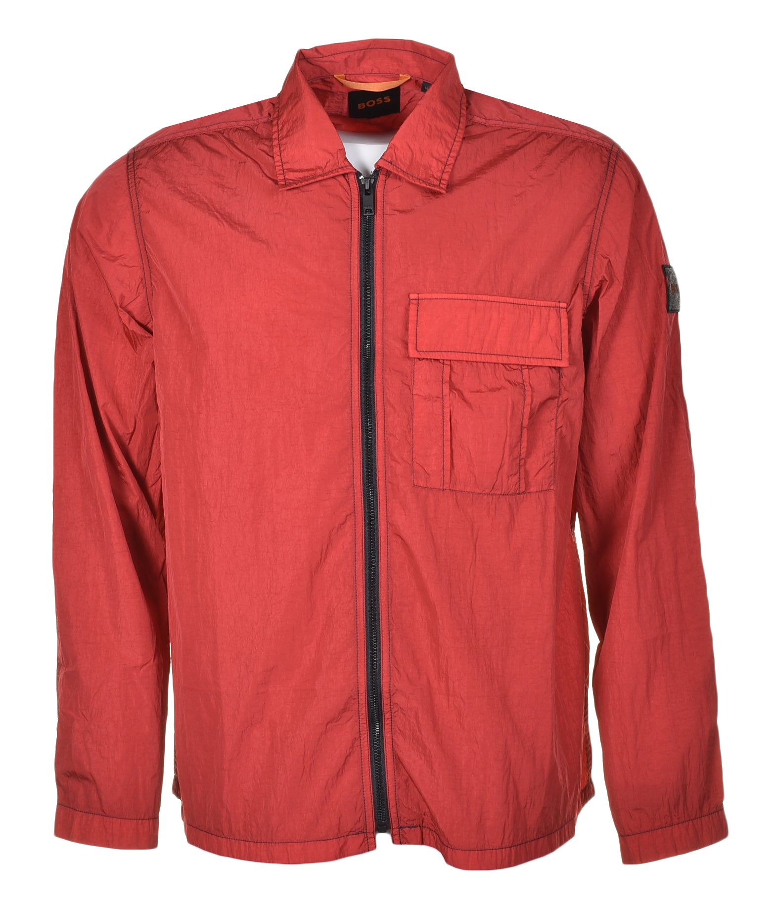 Loony Zip Overshirt Red