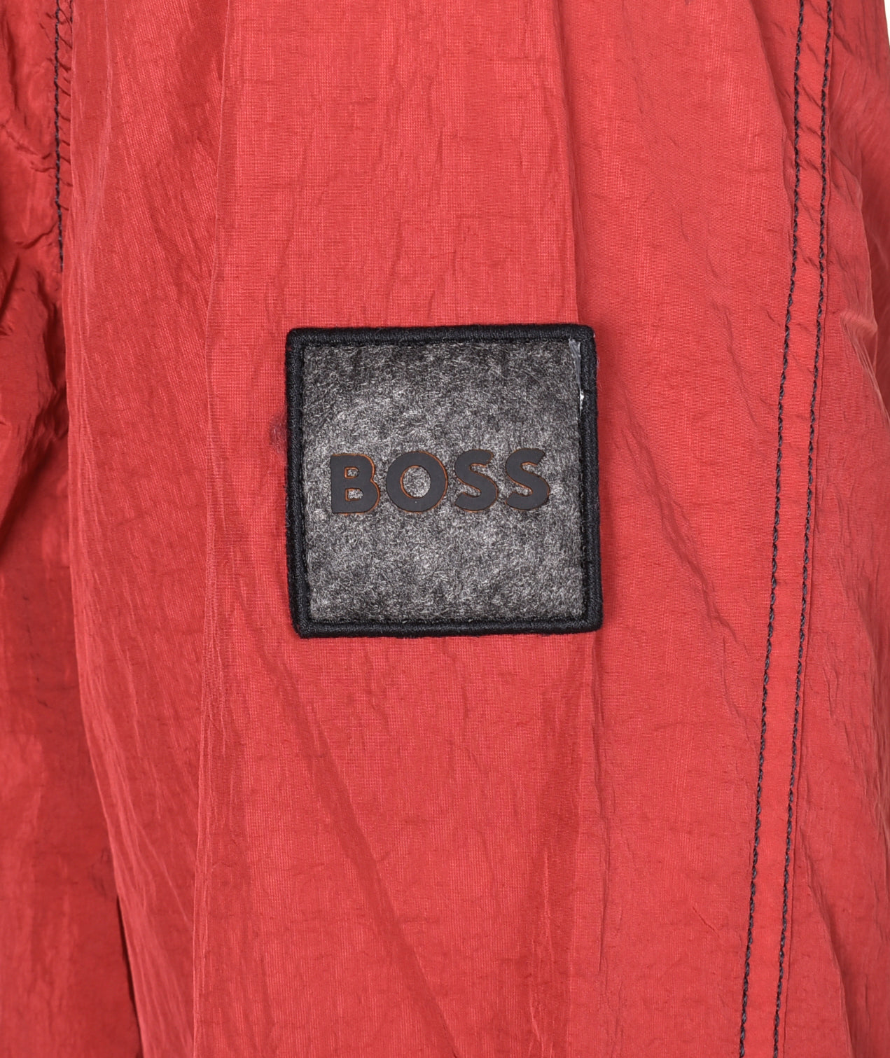 Loony Zip Overshirt Red