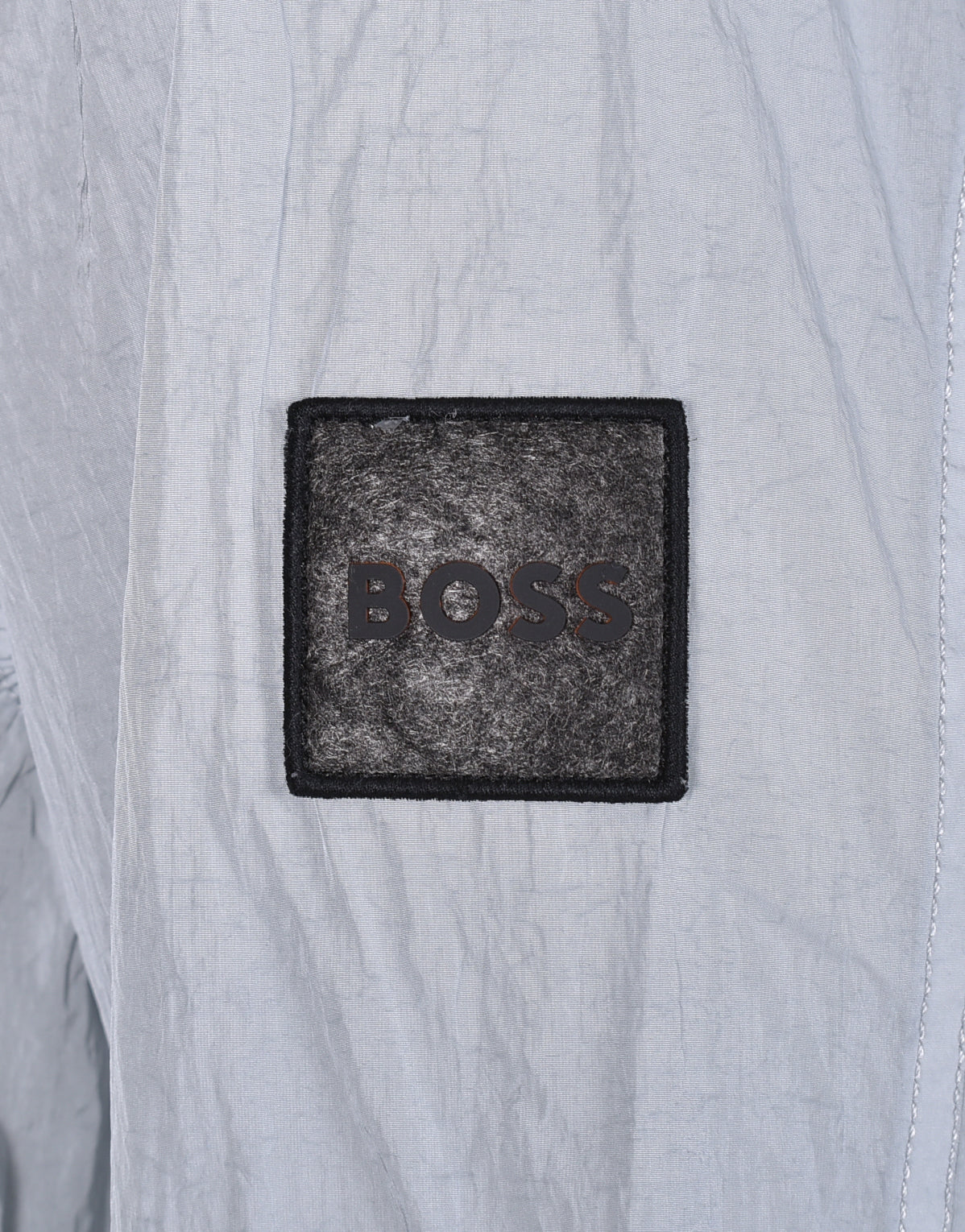 Loony Zip Overshirt Light Pastel Grey