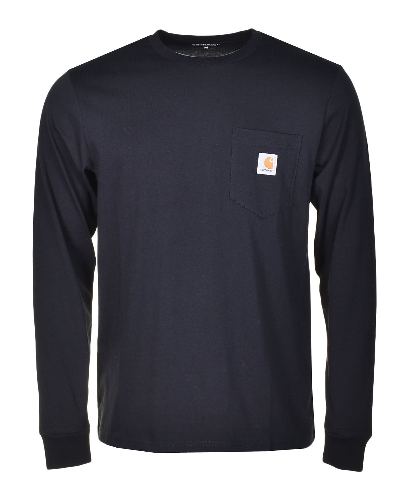 Carhartt WIP Long Sleeve Pocket T Shirt Black Ragazzi Clothing