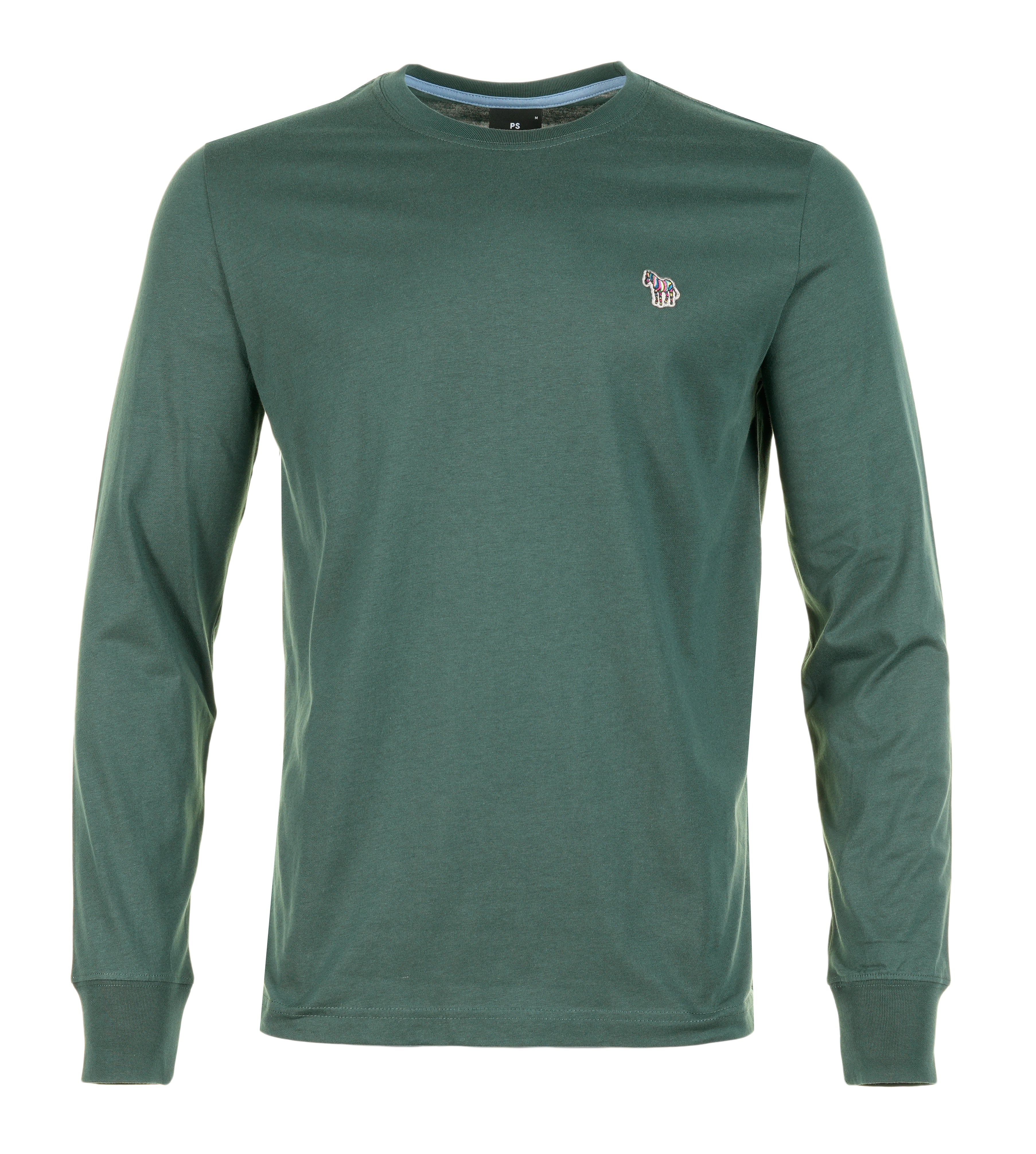 Regular Fit Zebra Long Sleeve T Shirt 37D Green